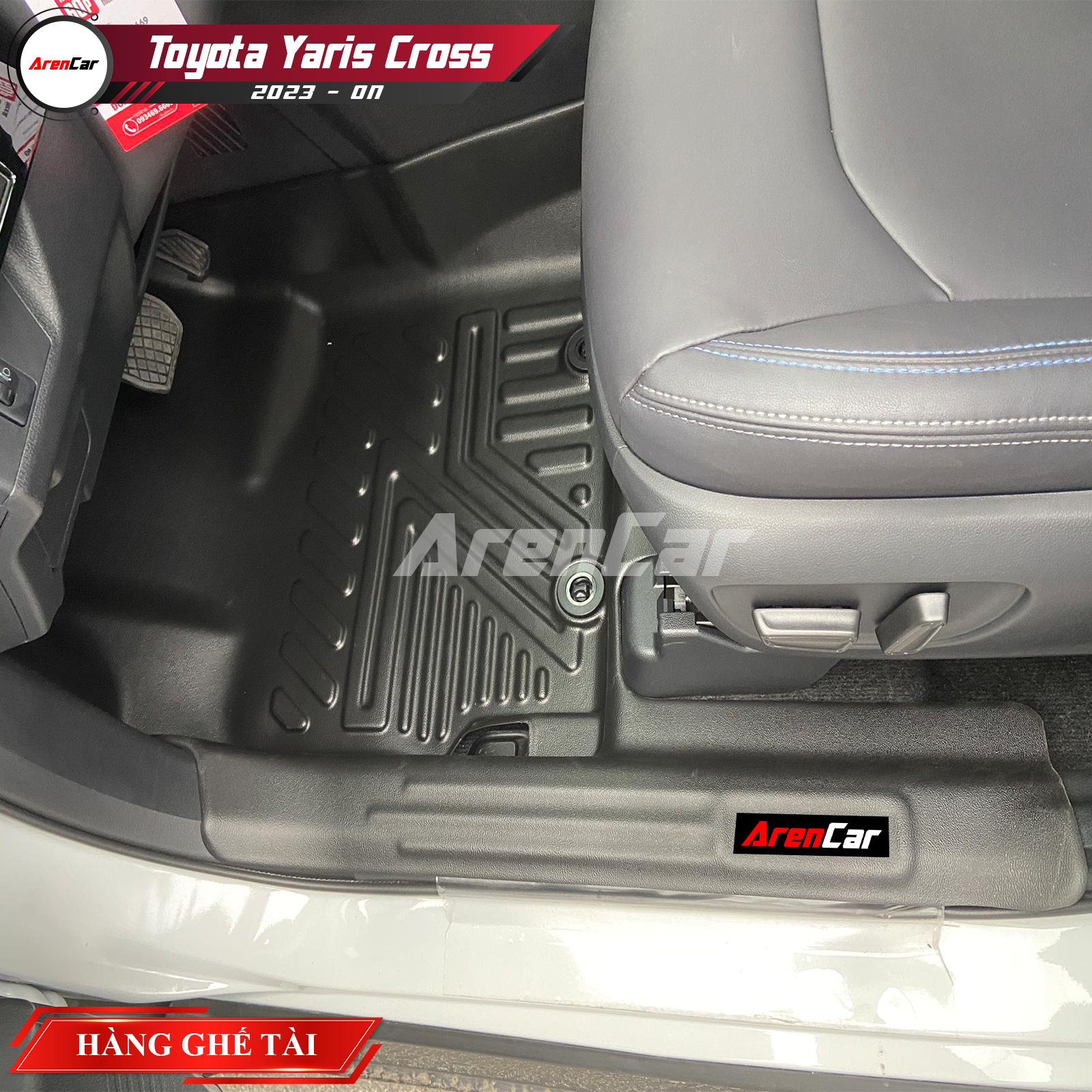 [Aren Car] Thảm Lót Sàn Ô Tô TPE Nhựa Đúc Toyota Yaris_thumbnail_10