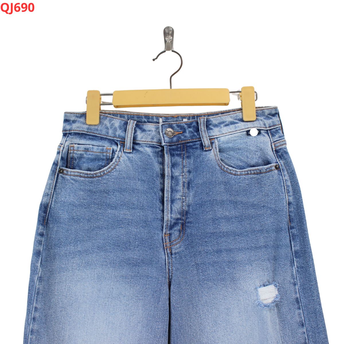 QJ690 - QUẦN JEAN 5 NÚT RÁCH GỐI_thumbnail_3