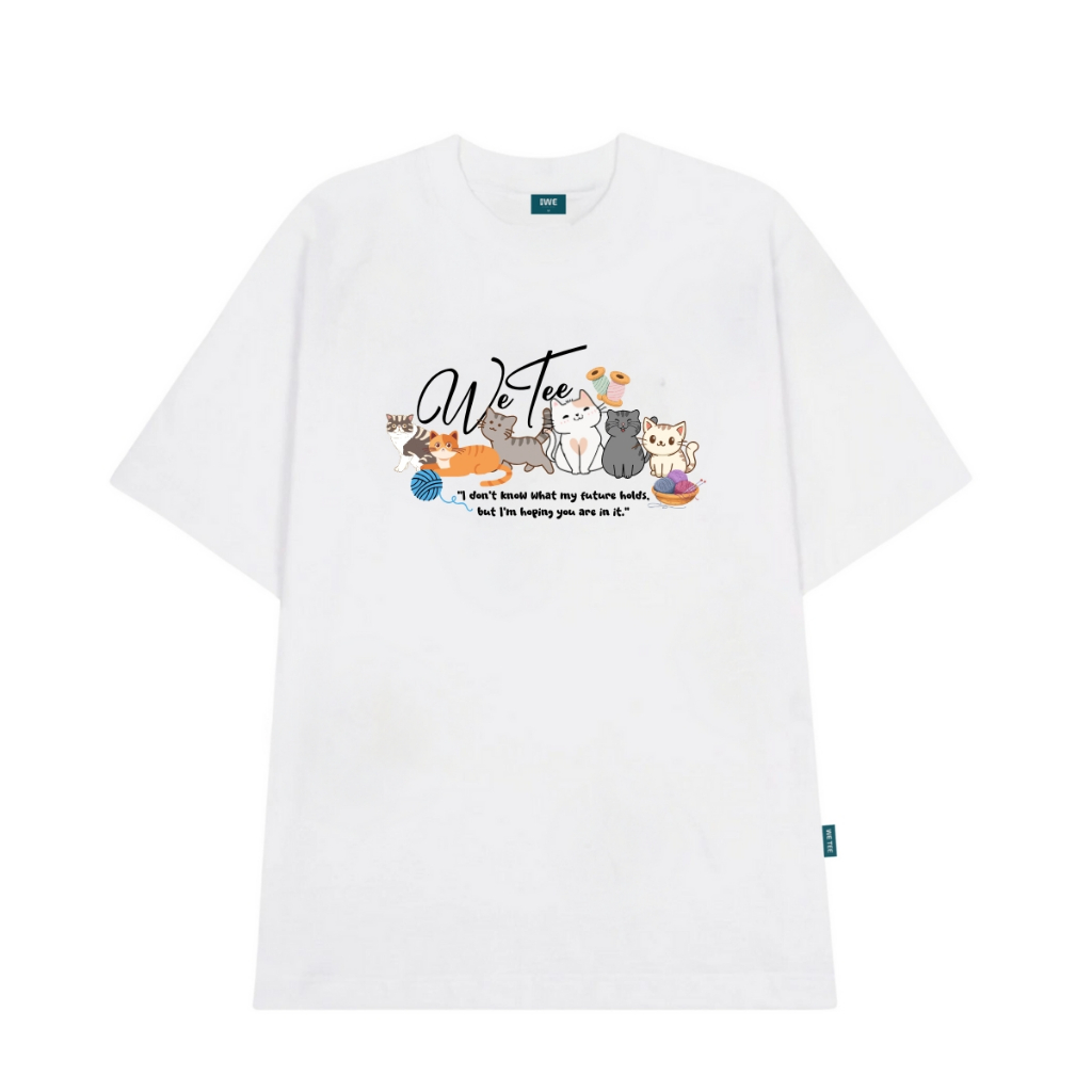 Áo thun nữ form rộng Happy Cats local brand WE TEE unisex nam nữ - WU0983_thumbnail_1