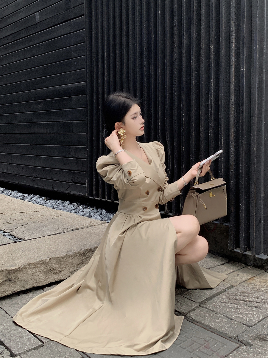 Trench Dress Dáng Dài Thanh Lịch_thumbnail_6