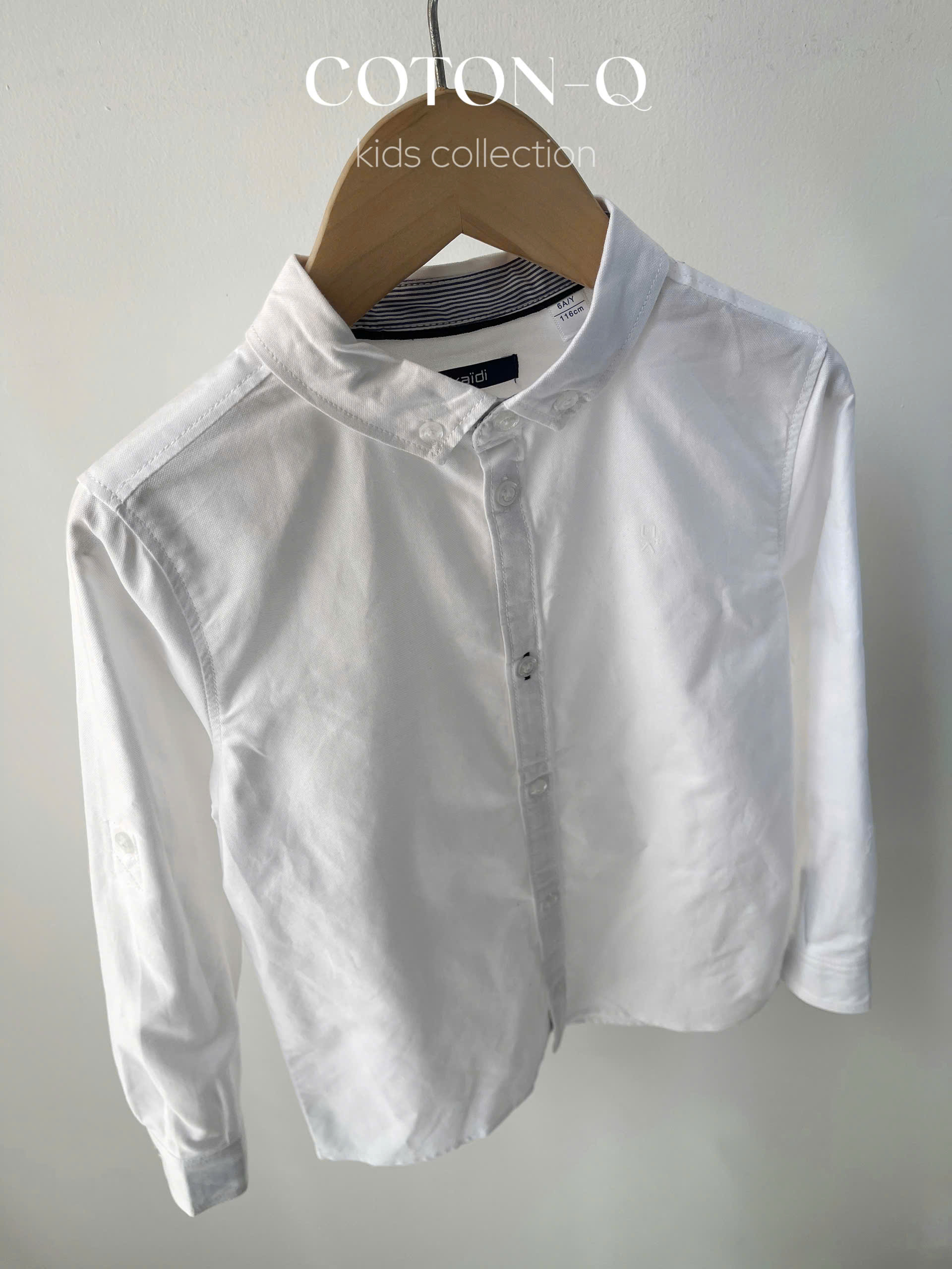 Áo somi tay dài bé ( TRẮNGG )_thumbnail_8