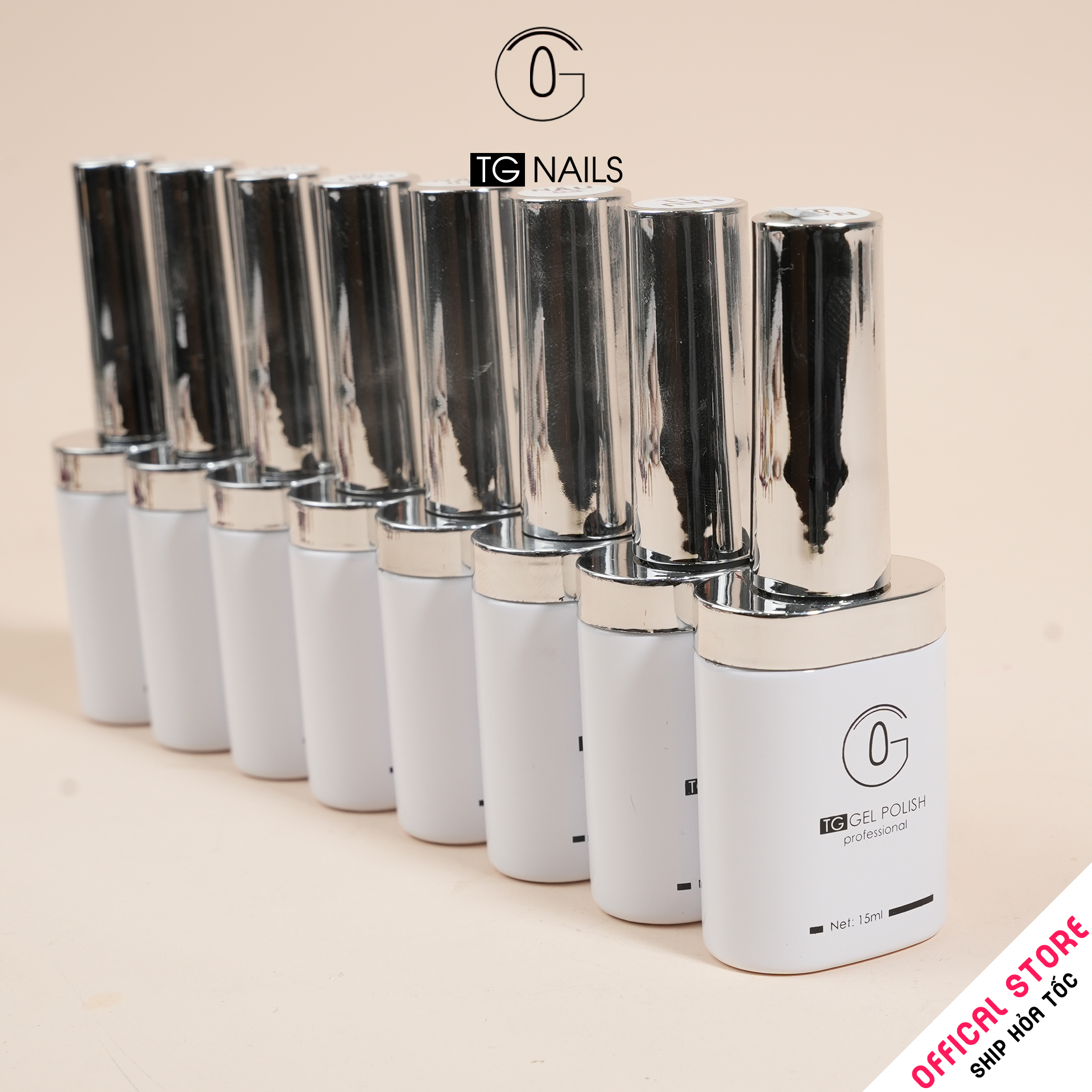 Sơn móng gel TG. Dung tích: 15ml/ lọ. Nhãn hàng TG nail._thumbnail_7