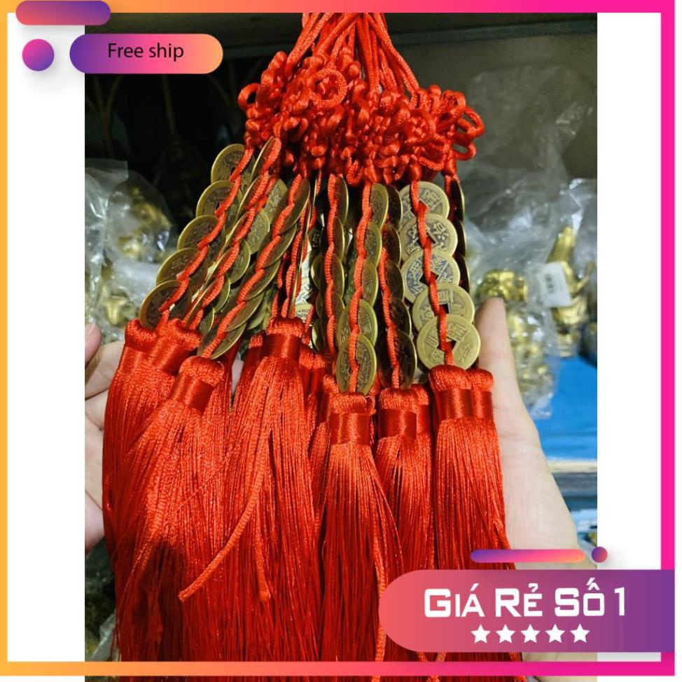 Dây đồng xu Ngũ Đế, Lục Đế, Bát Bạch, Cửu Kỳ tài lộc phong thuỷ_thumbnail_1