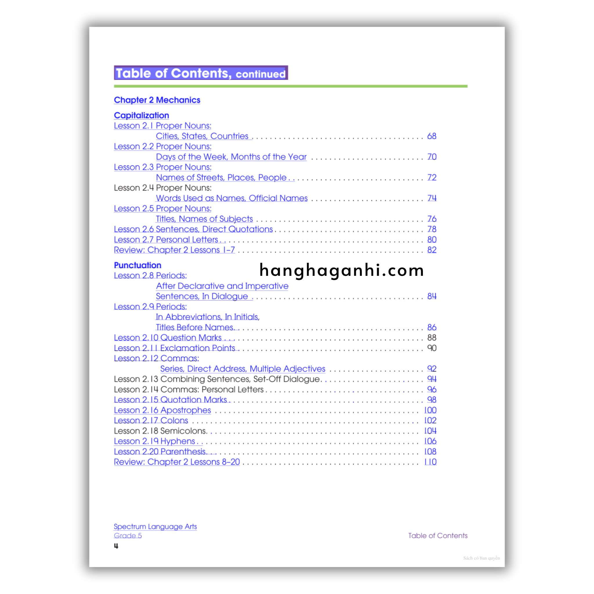 Sách Spectrum Language Arts Workbook Grade 5_thumbnail_2