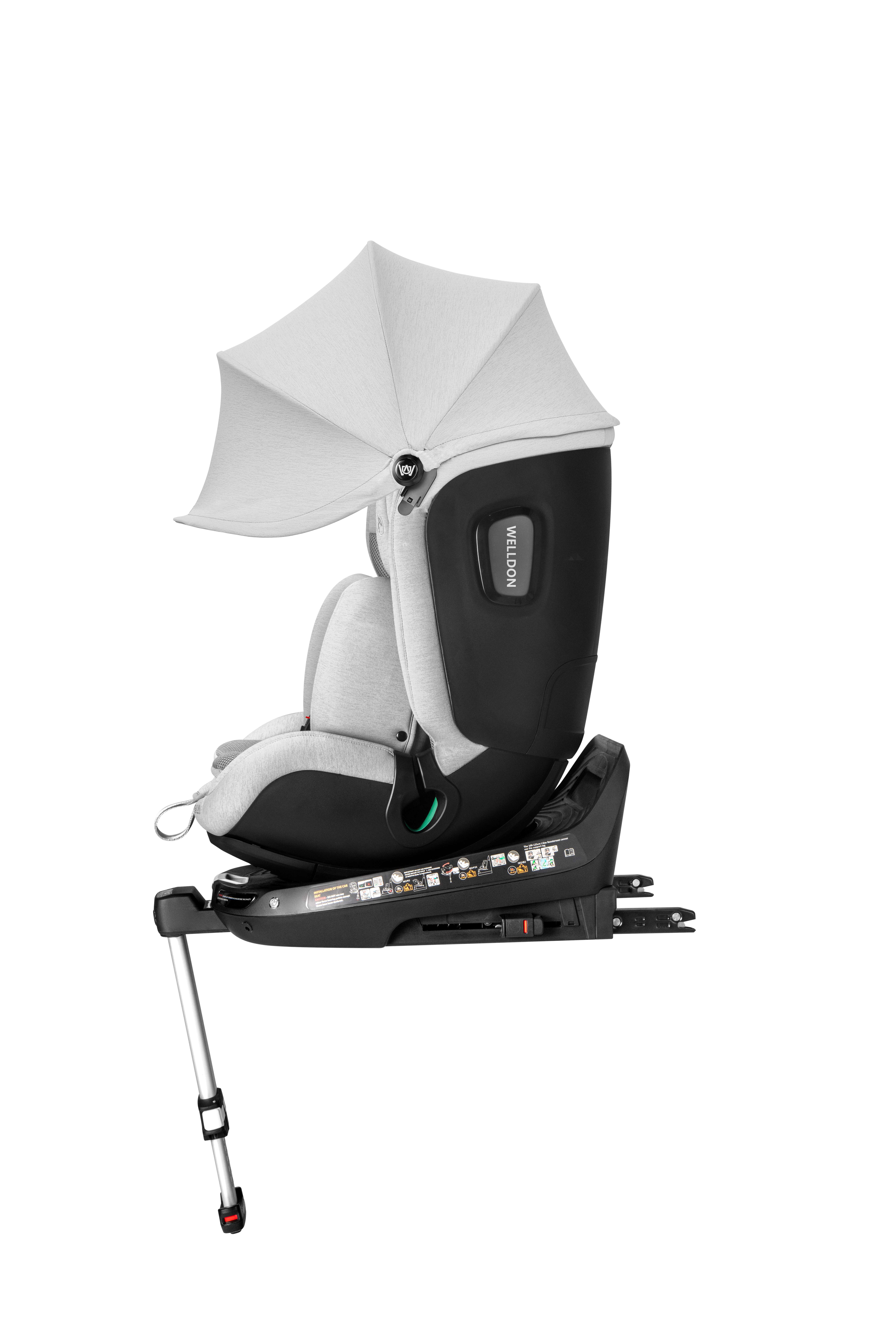 Ghế ngồi an toàn trên ô tô cho trẻ em Welldon Smart Rotate 2 Pro+ 40-125cm  [NHẬP CODE 