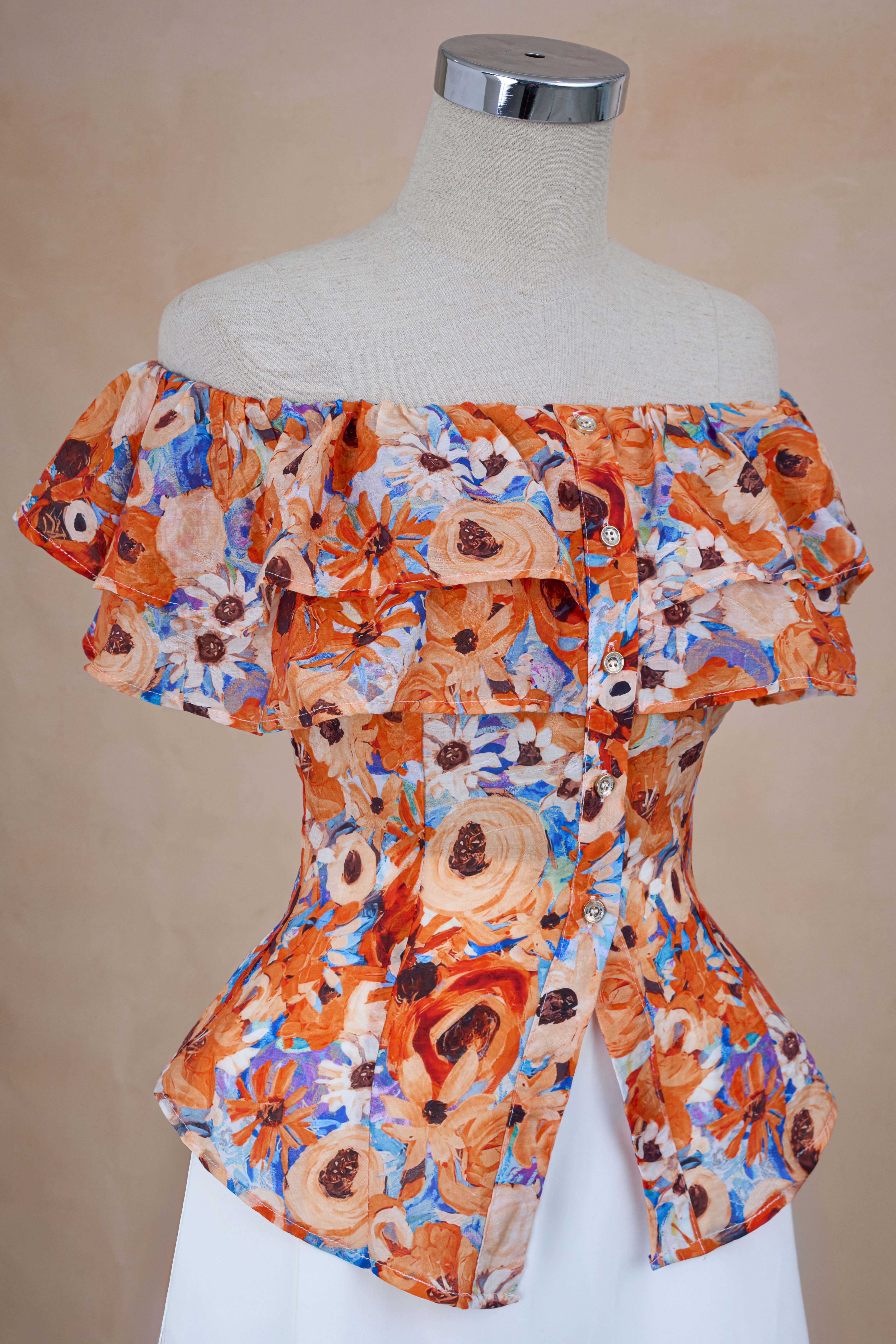 Áo PL Tơ Hoa Trễ Vai_thumbnail_13