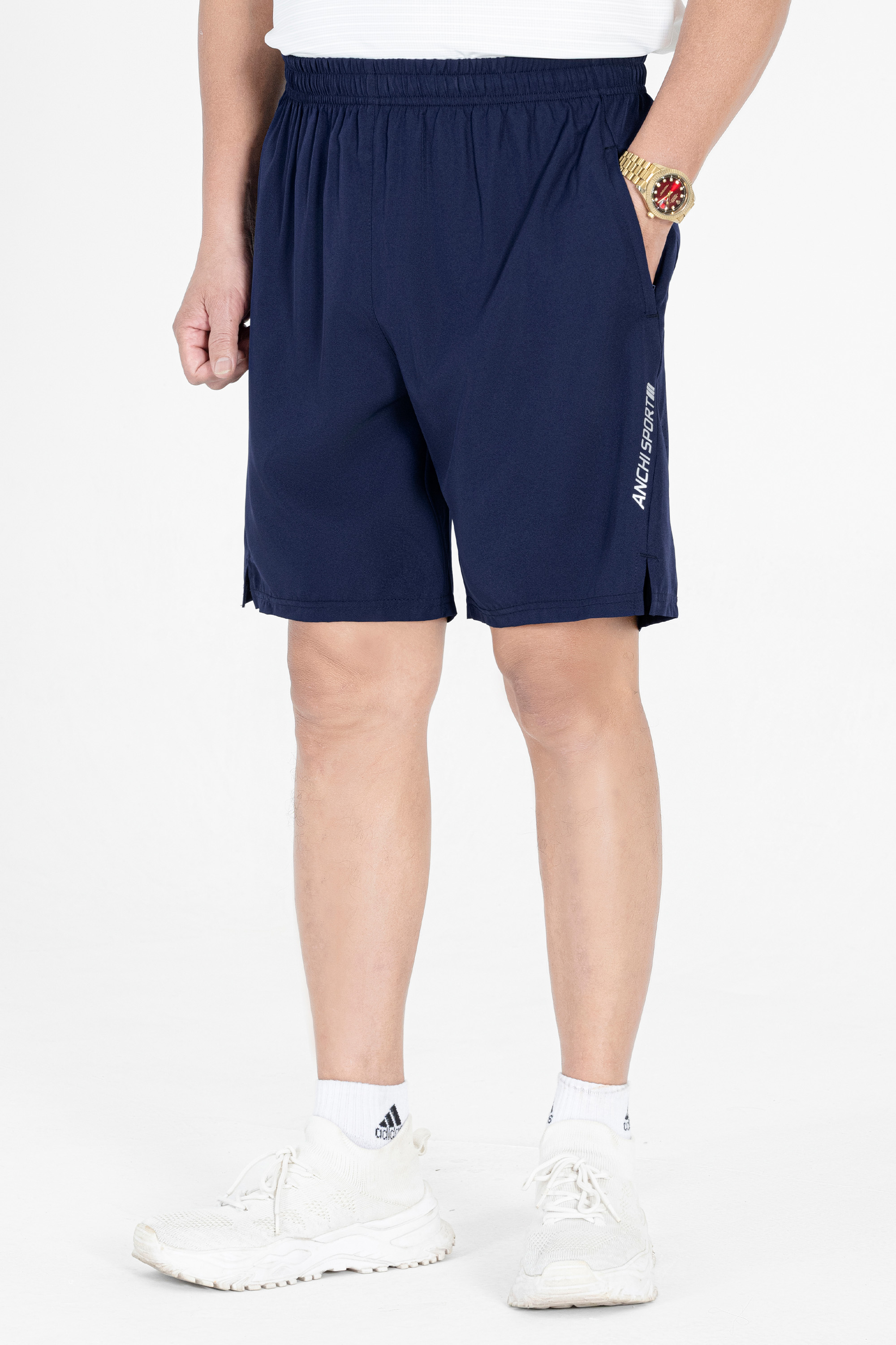 Quần Soọc Gió Thể Thao Laser Nam Trung Niên ANCHI Dáng Suông Dài Trên Gối Màu Ghi Nhạt_thumbnail_32