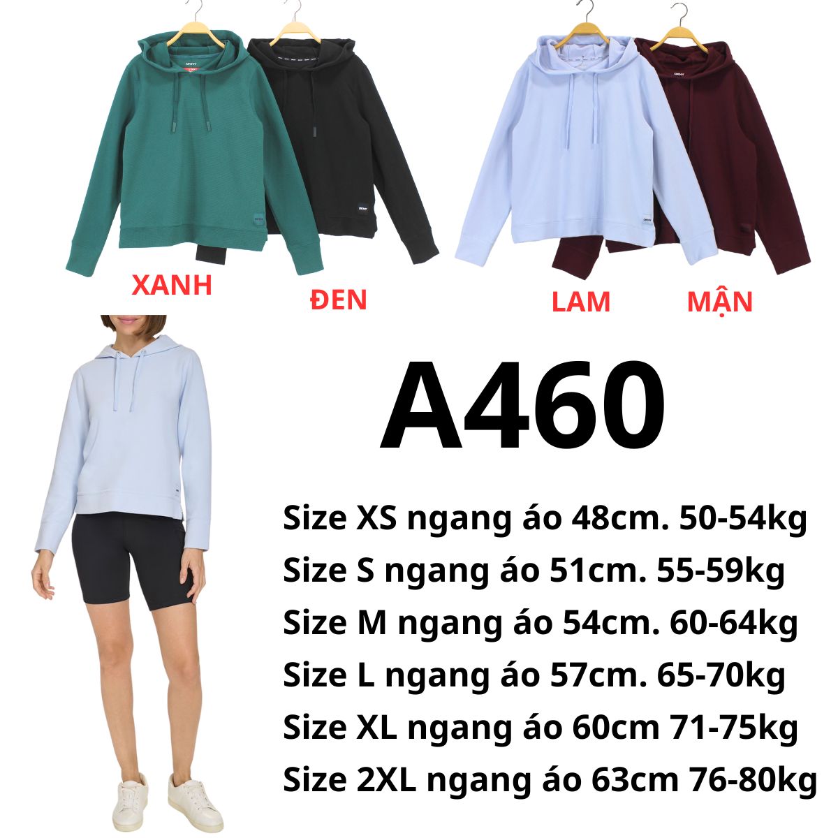A460 Áo hoodie C-K