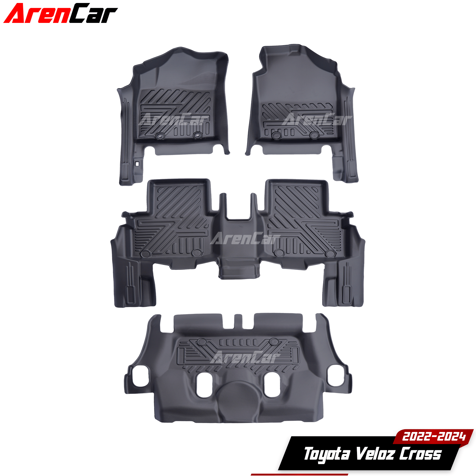 [Aren Car] Thảm Lót Sàn Ô Tô TPE Nhựa Đúc Toyota Veloz Cross_thumbnail_4