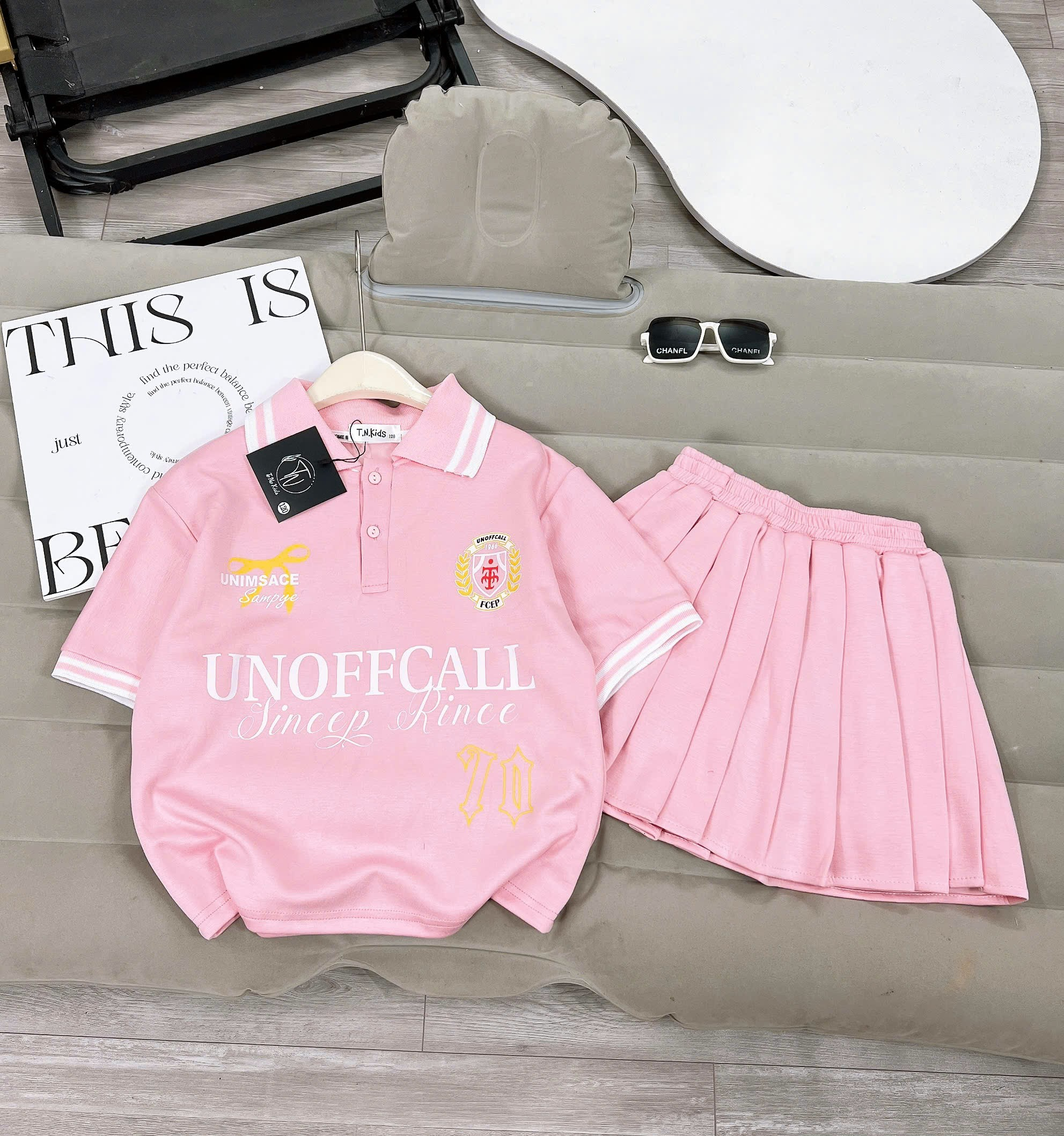 [Z51] Set váy xếp ly OFFCALL