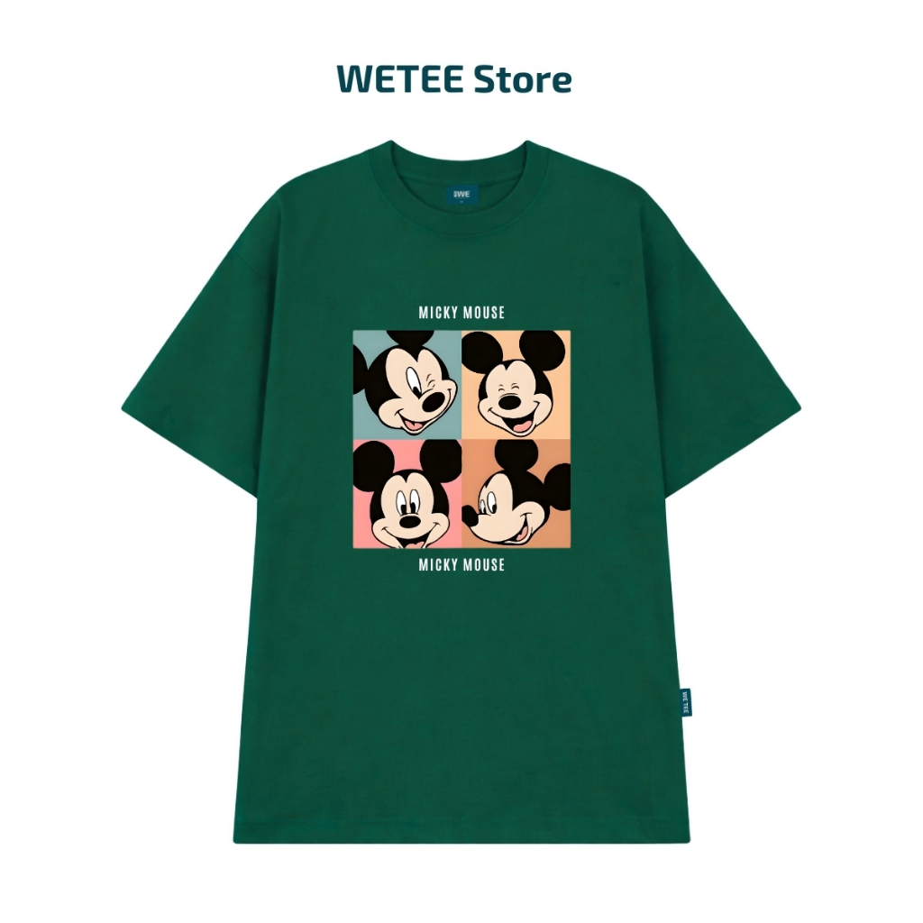 Áo thun unisex UX30-1173 4 hình MICKEY MOUSE dáng oversized local brand WETEE_thumbnail_9