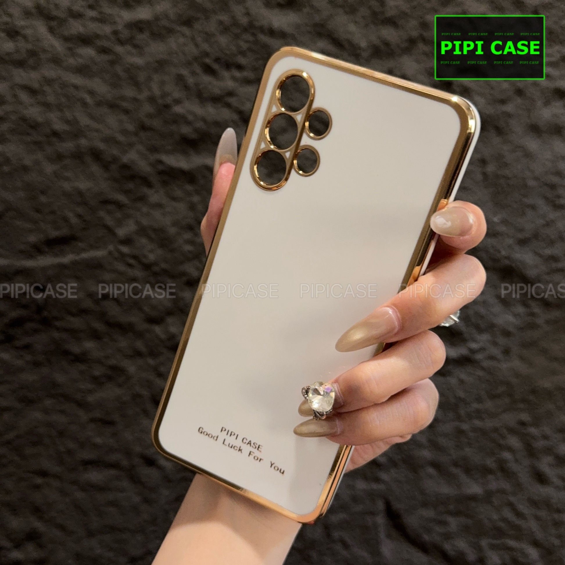 Ốp Lưng Samsung A32 - Royal - Trắng