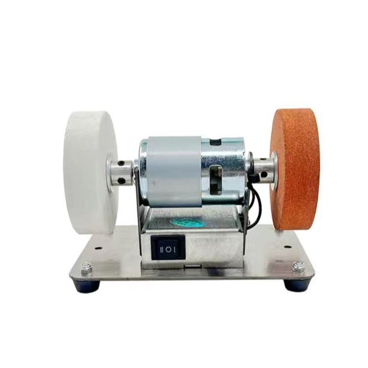 Máy mài đá 2 đầu mini, Máy đánh bóng, Máy mài dao kéo đa năng điều chỉnh tốc độ 2 chế độ_thumbnail_1