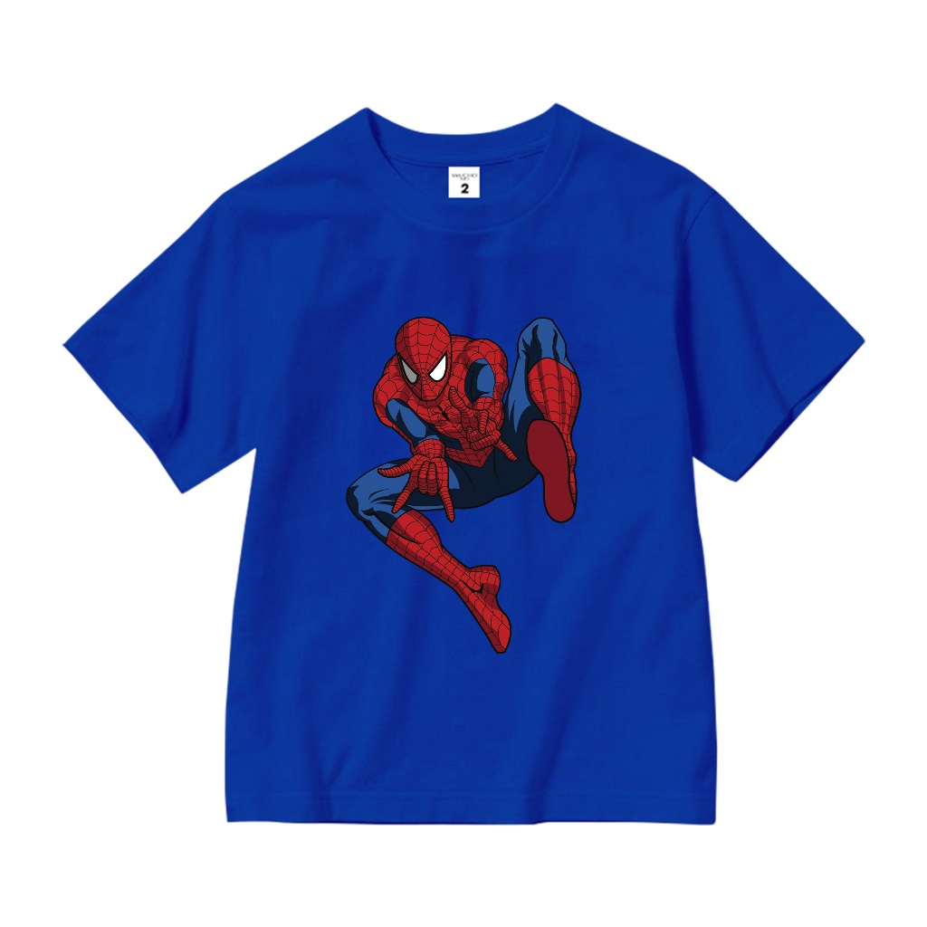 Áo thun SpiderMan bé trai form rộng AED637 Miucho Kid 100% vải cotton thoáng mát basic_thumbnail_11