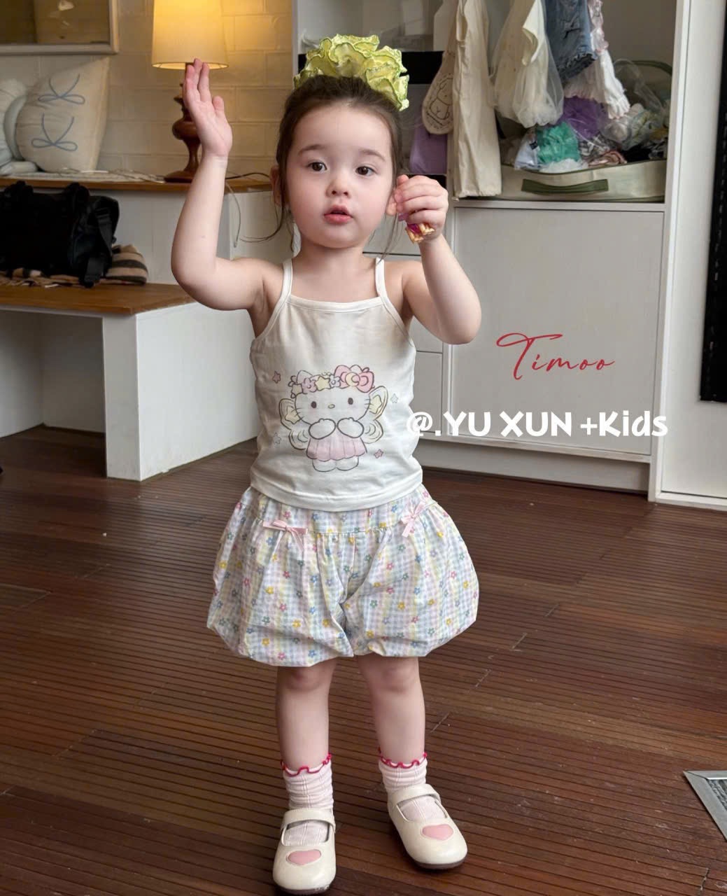 (S31) Set áo hai dây quần bí hoa cánh tiên Timo_thumbnail_0