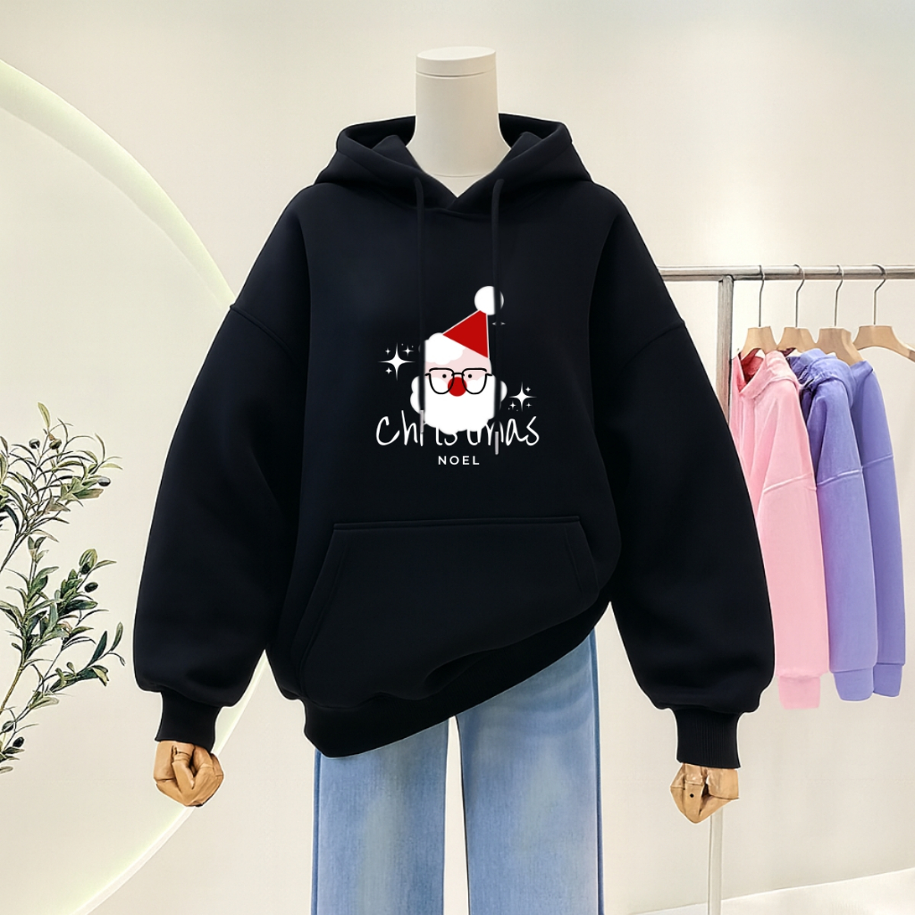 Áo hoodie nam, nữ NOEL form rộng chất liệu nỉ dày dặn - Áo nỉ có mũ unisex local brand Loza G0432_thumbnail_11