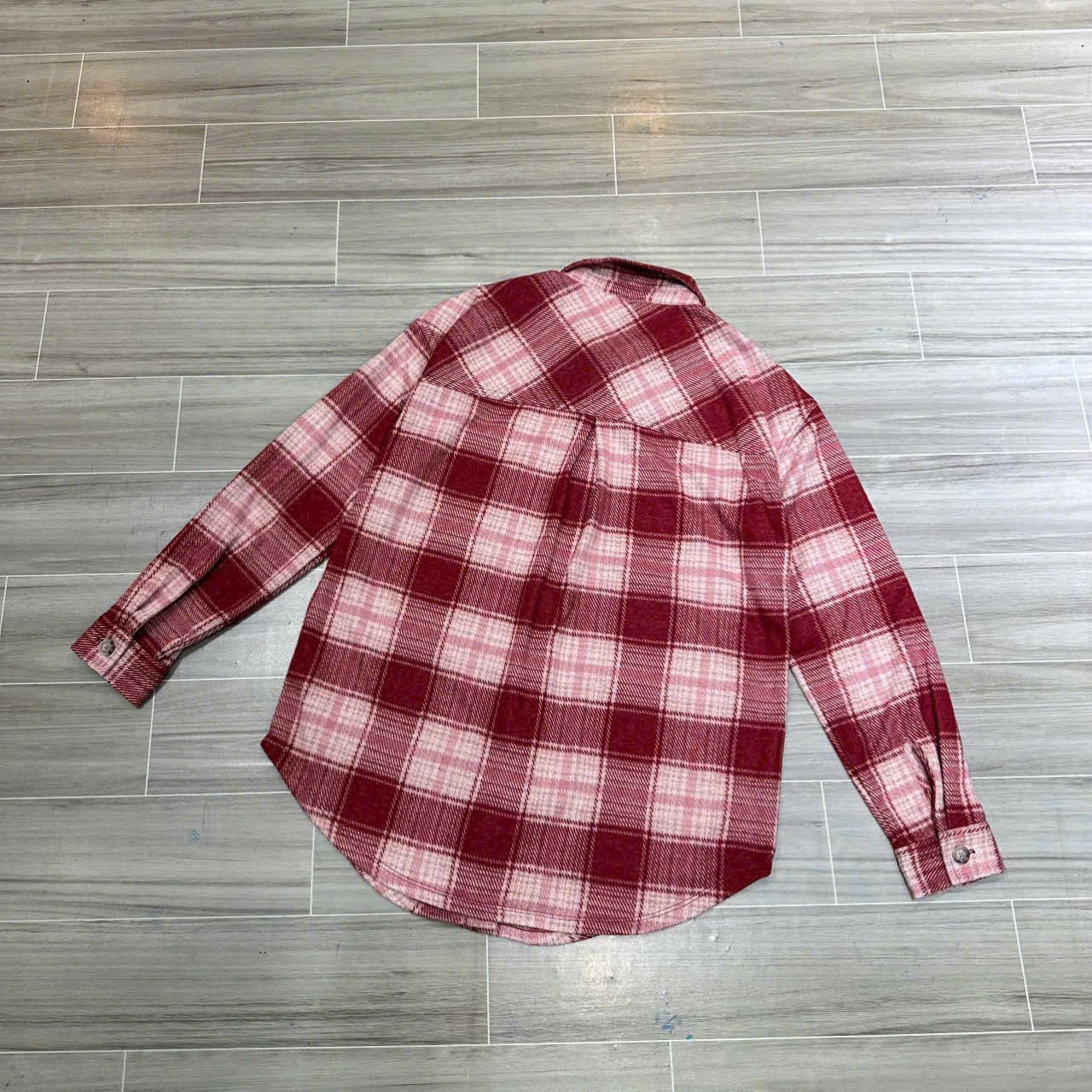 Áo somi tay dài nỉ ( XÁM )_thumbnail_4