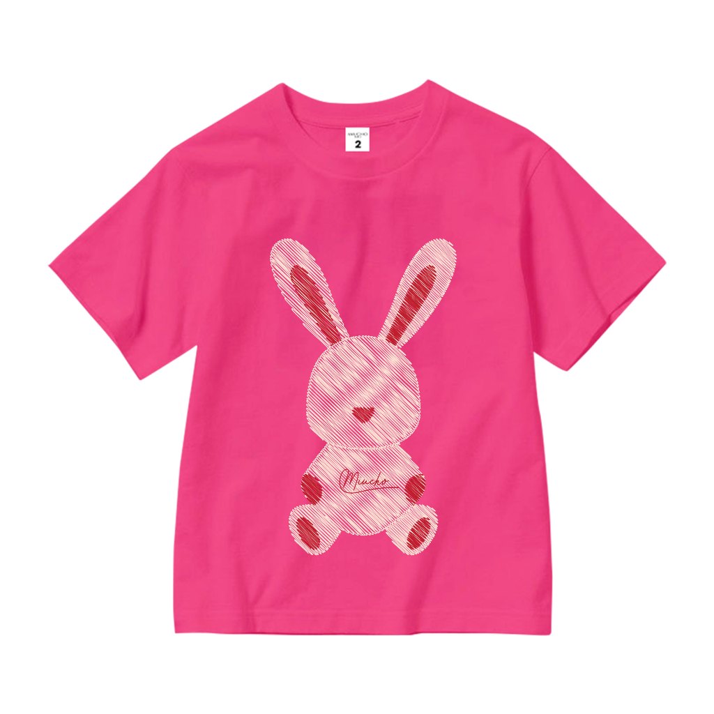 Áo thun cho bé gái form rộng AED1176 Miucho Kid tay ngắn cổ tròn in artwork_thumbnail_10