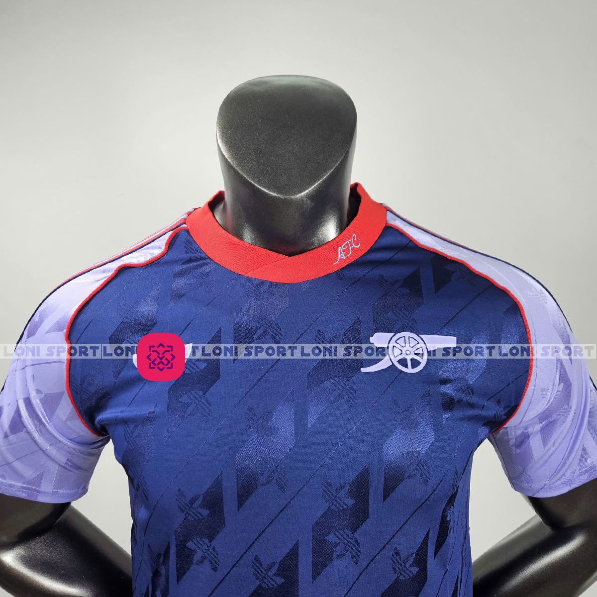 Áo Arsenal Lifestyler xanh tím 24/25 SF_thumbnail_6