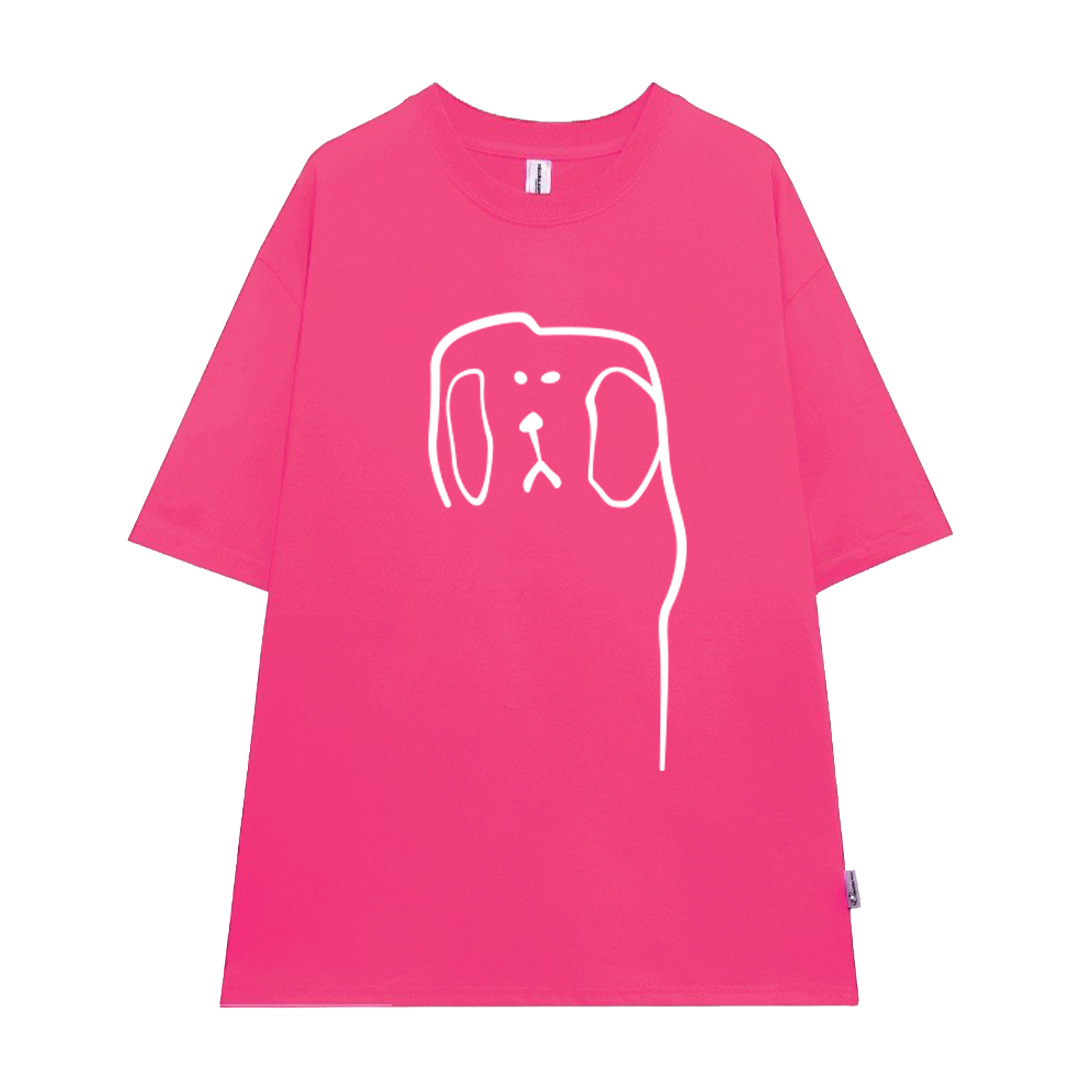 Áo thun cặp đôi couple đáng yêu from rộng ATD1371 Miucho vải cotton cổ tròn in artwork_thumbnail_11