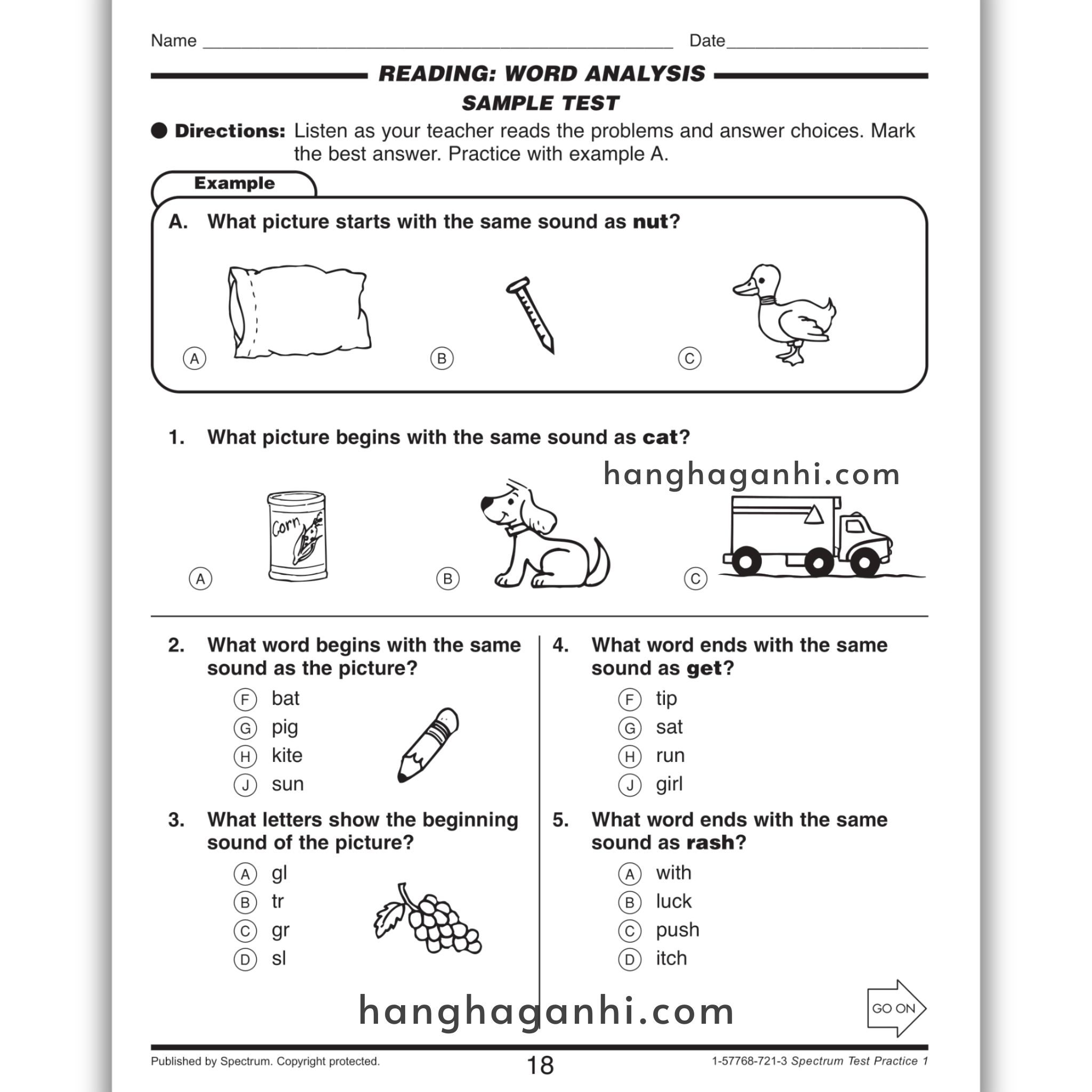 Sách Spectrum Test Practice Workbook Grade 1_thumbnail_5
