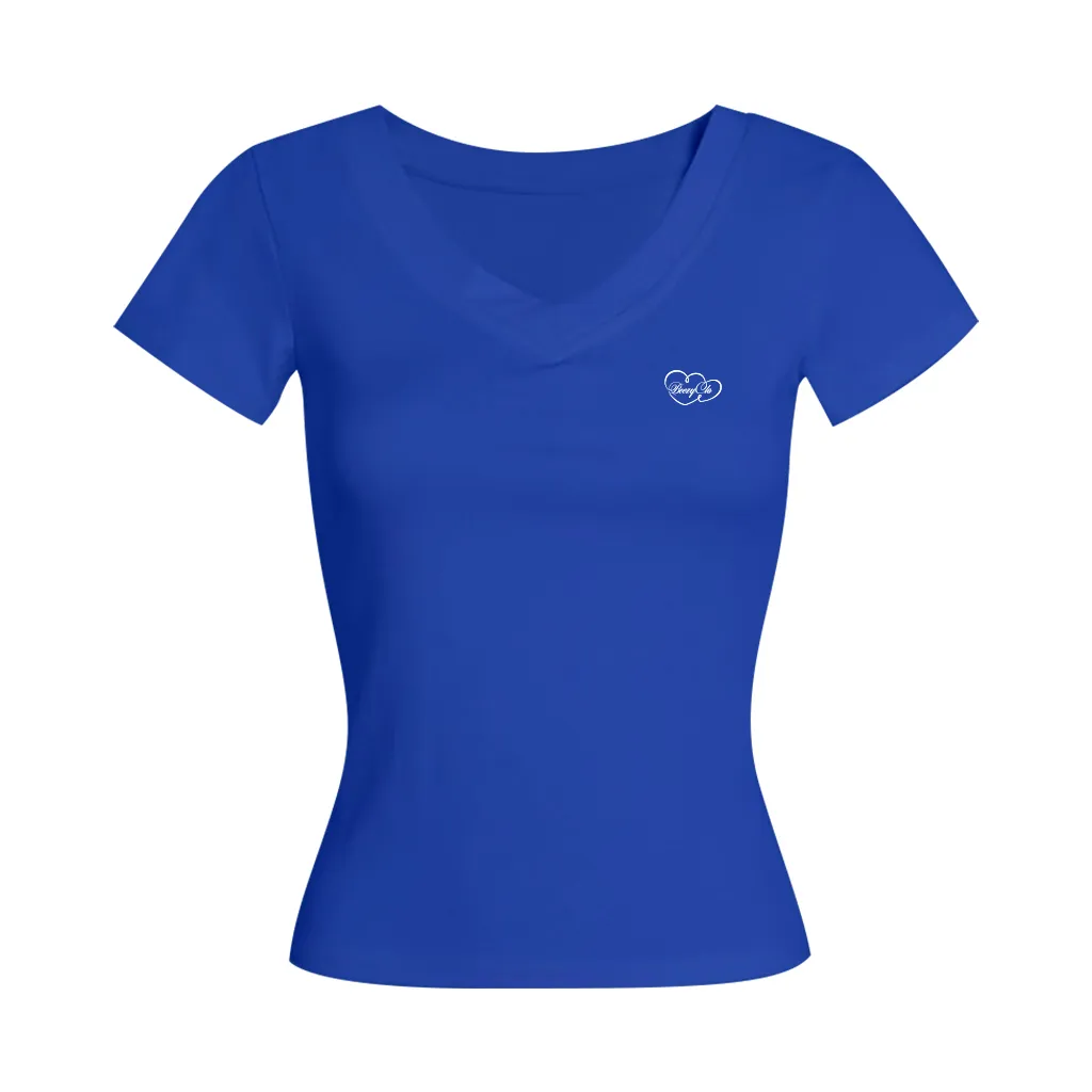 Áo thun cổ tim form ôm Miucho vải visco thoáng mát co giãn tôn dáng dễ phối đồ in mix 2727_thumbnail_10