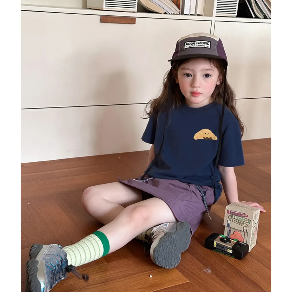 Áo thun form rộng bé trai bé gái Kado vải cotton thoáng mát mềm mại basic in artwork 2926_thumbnail_2