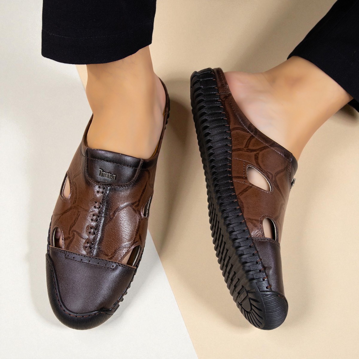 Dép Sabo Da Bò Nam SA18_thumbnail_2