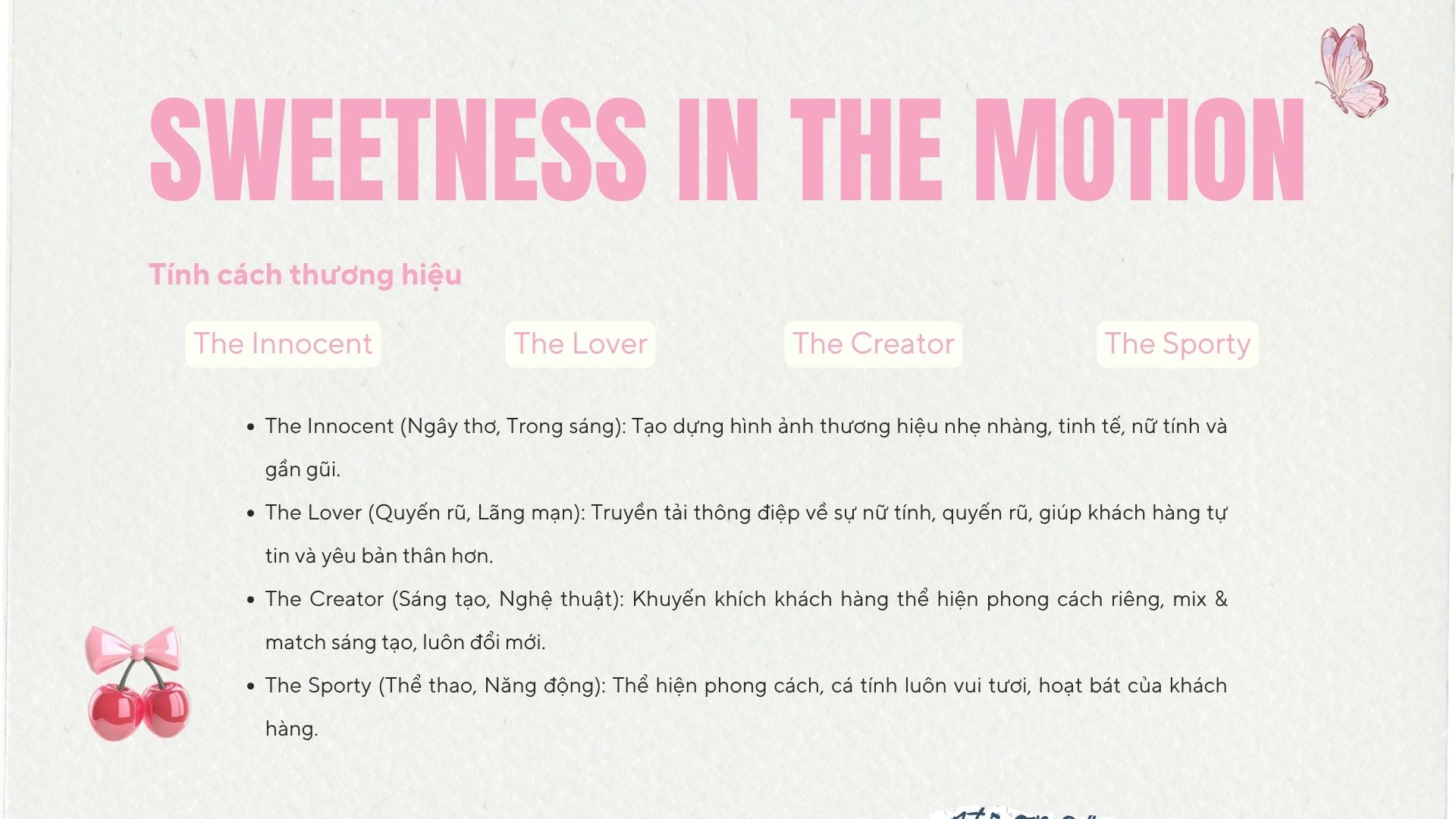 Tính cách thương hiệu