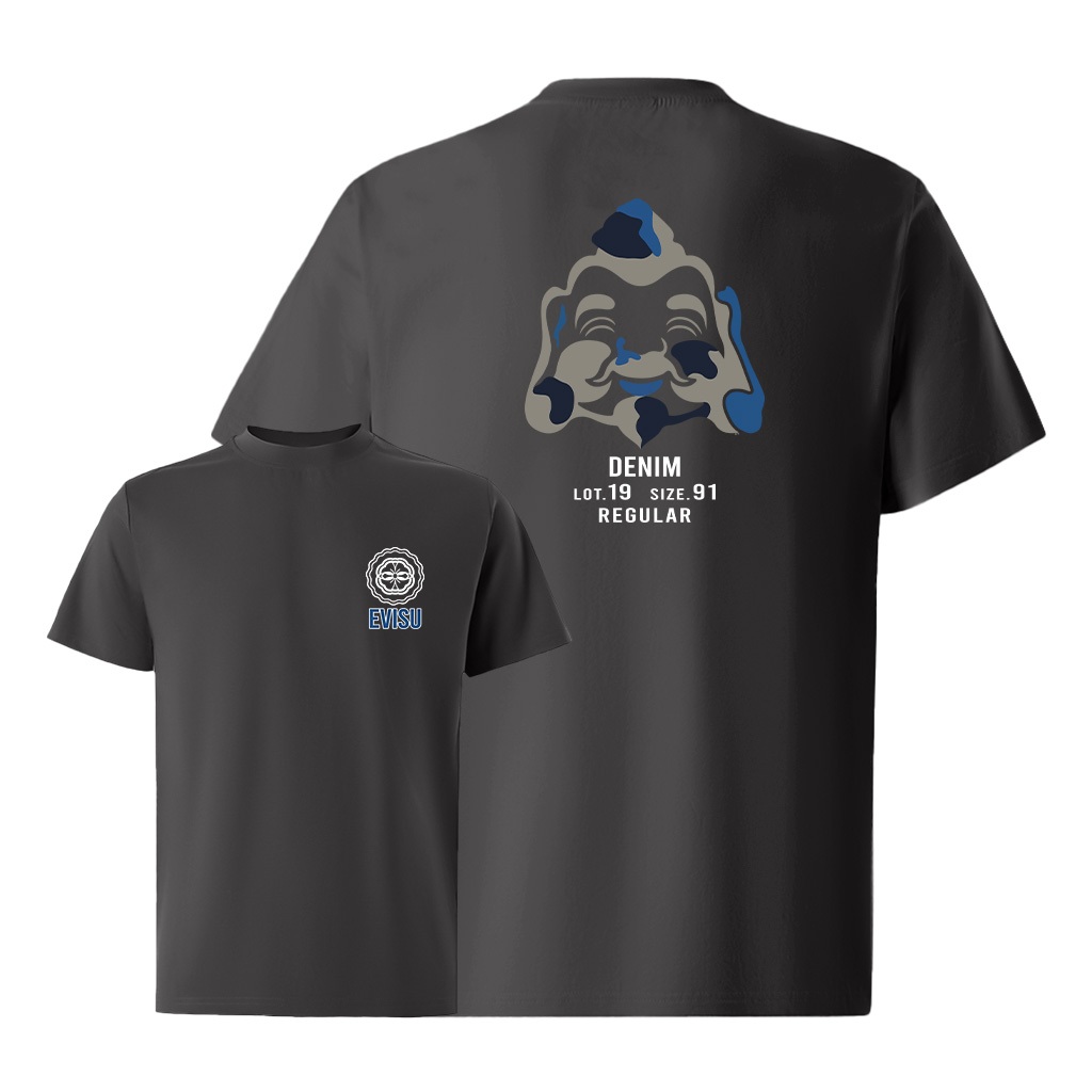 Áo thun Evisu nam chất form rộng local brand ATD874 Miucho Iconic tay ngắn vải cotton cổ tròn in mix_thumbnail_9