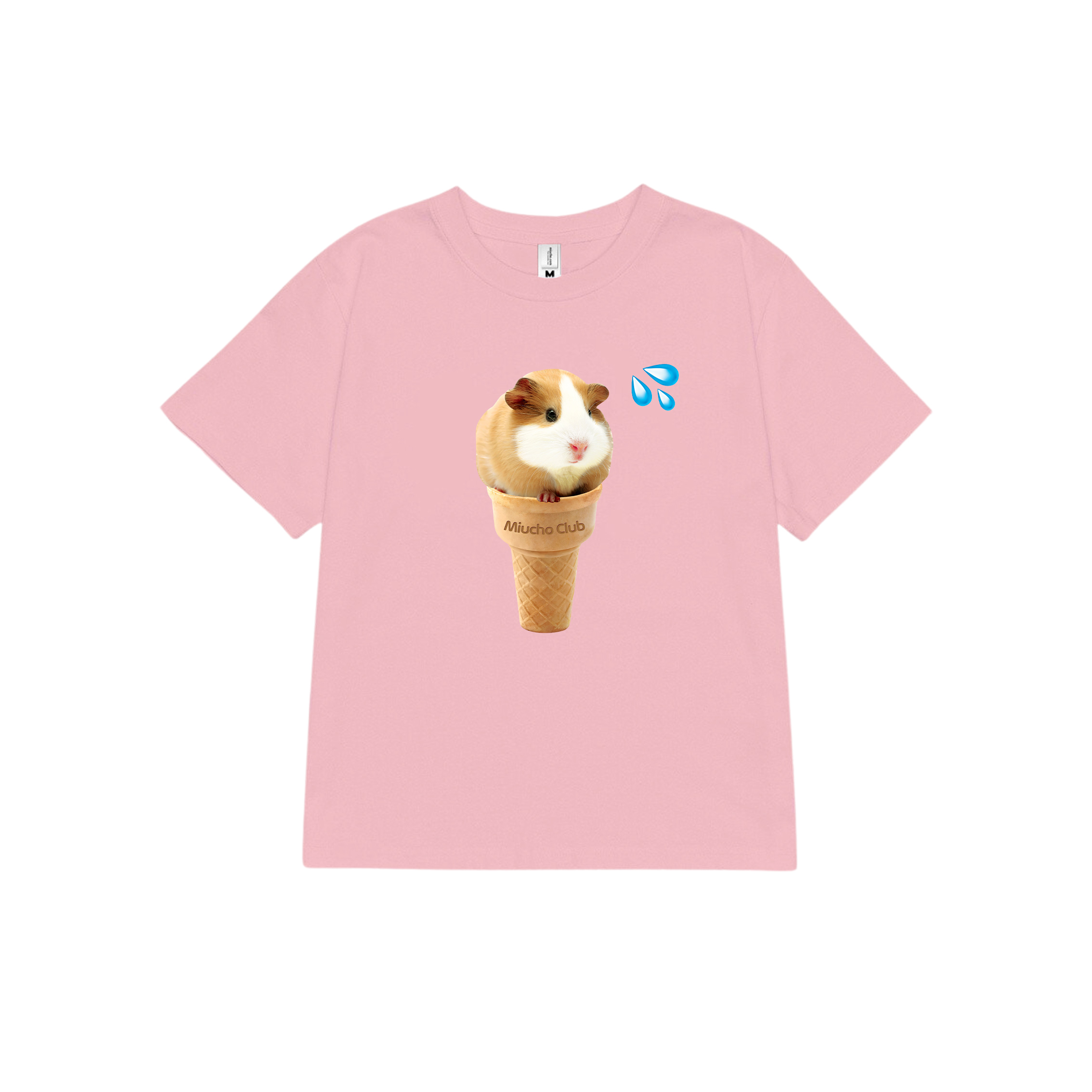 Áo Thun baby tee form ôm ABD1346 Miucho vải cotton co giãn in mix_thumbnail_8