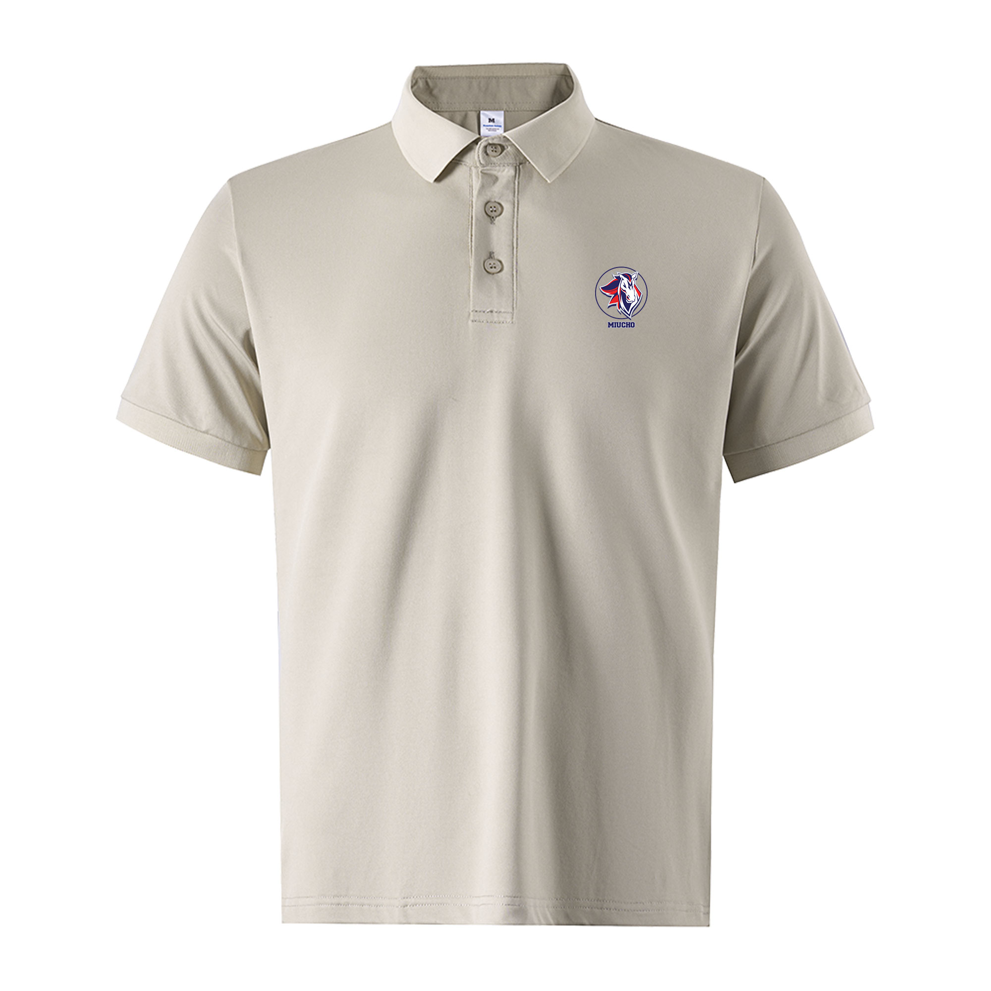 Áo polo nam form vừa 1895 Miucho Iconic vải cá sấu đứng form thoáng mát in basic_thumbnail_0