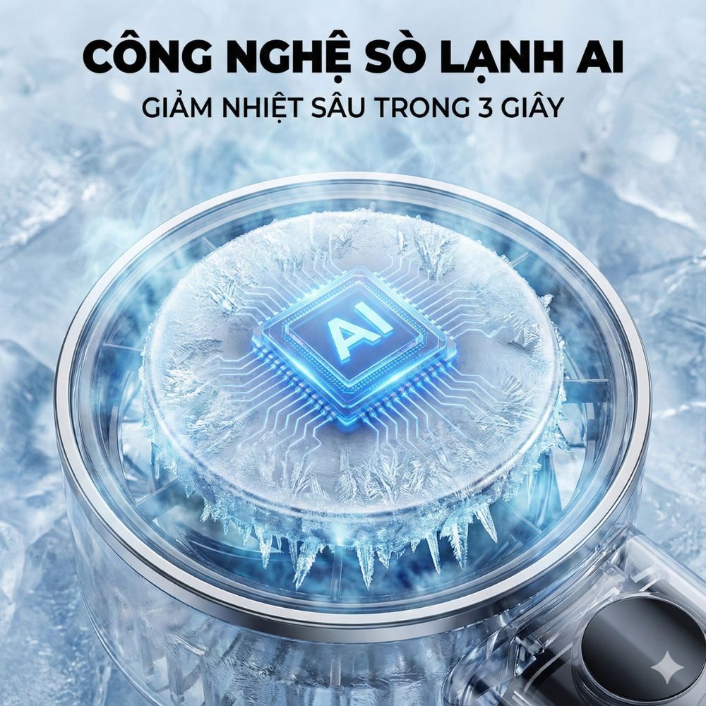 Quạt Sò Lạnh Cầm Tay Kachi MK419: Mát Lạnh Tức Thì, Đánh Tan Nóng Bức!_thumbnail_2