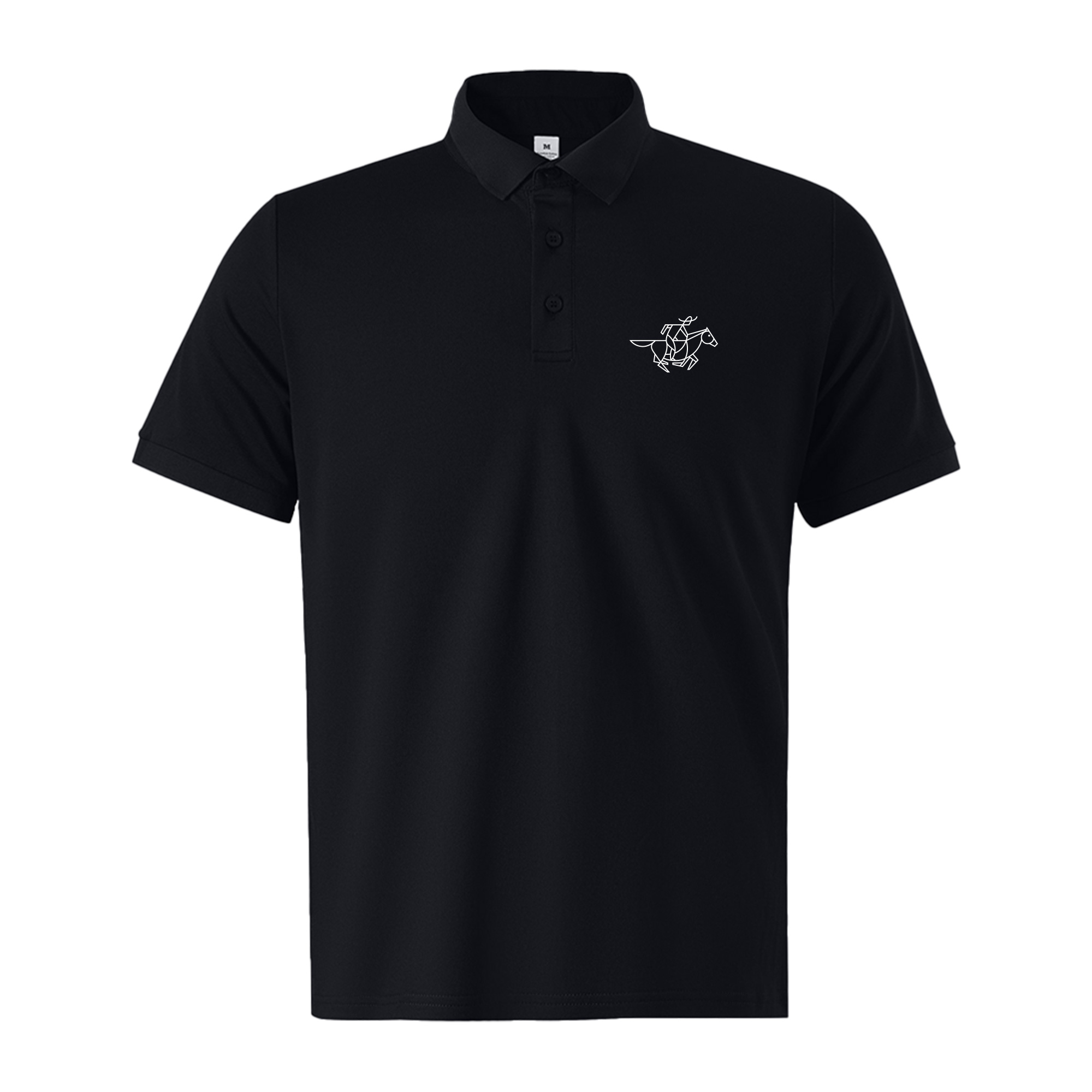 Áo polo nam form vừa PLCSD2431 Miucho Iconic vải polyester đứng form chống nhăn in artwork_thumbnail_6