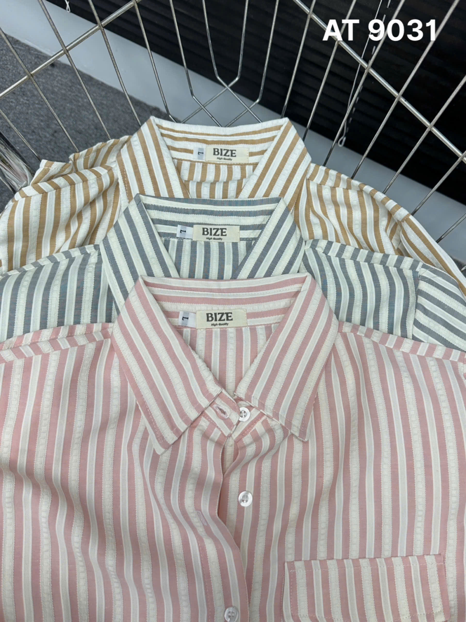 Áo sơ mi sọc có túi kiểu bigsize AT9031 dành cho nàng béo mập từ 55-90kg_thumbnail_7