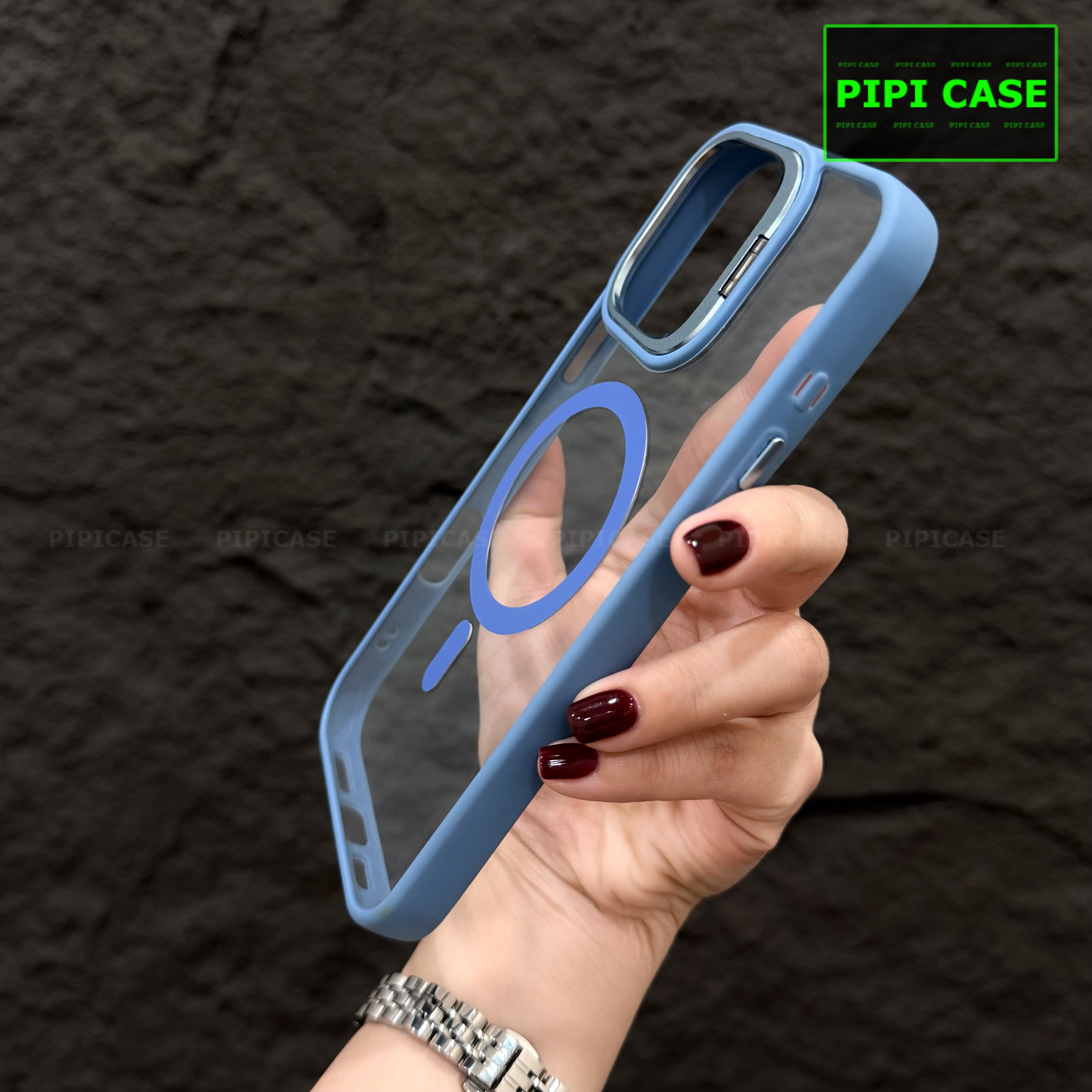 Ốp Lưng iPhone 14 Pro Max - Dansi - Xanh Nhạt_thumbnail_5