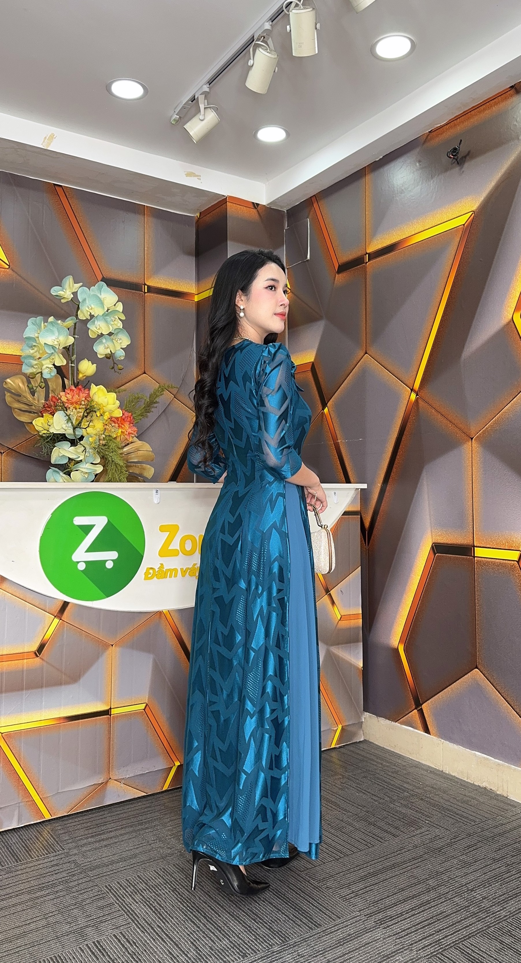 Đầm giả áo dài - Y1920 - Thương hiệu Zonbig_thumbnail_2