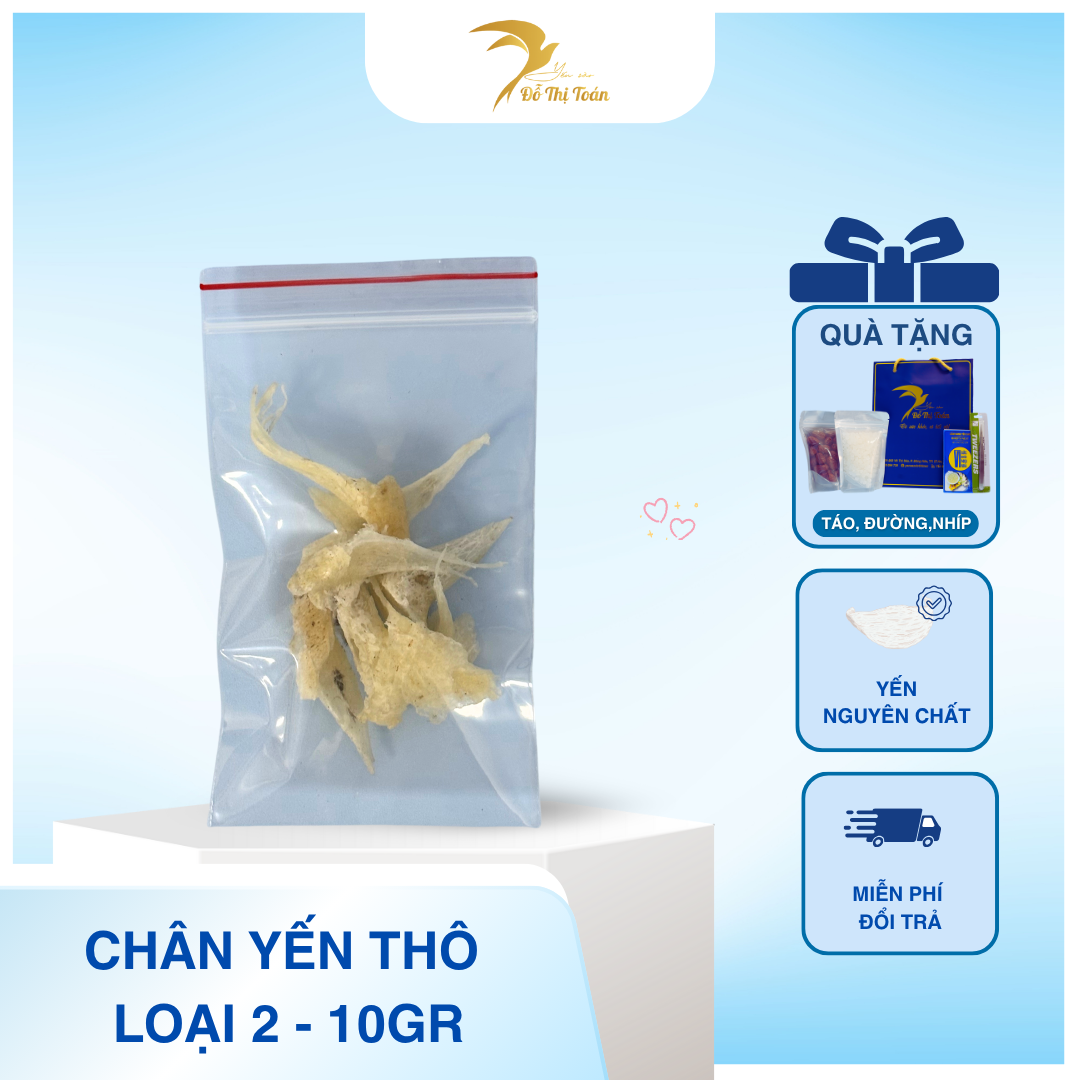 [T19] CHÂN YẾN THÔ L2- TÚI 10GR