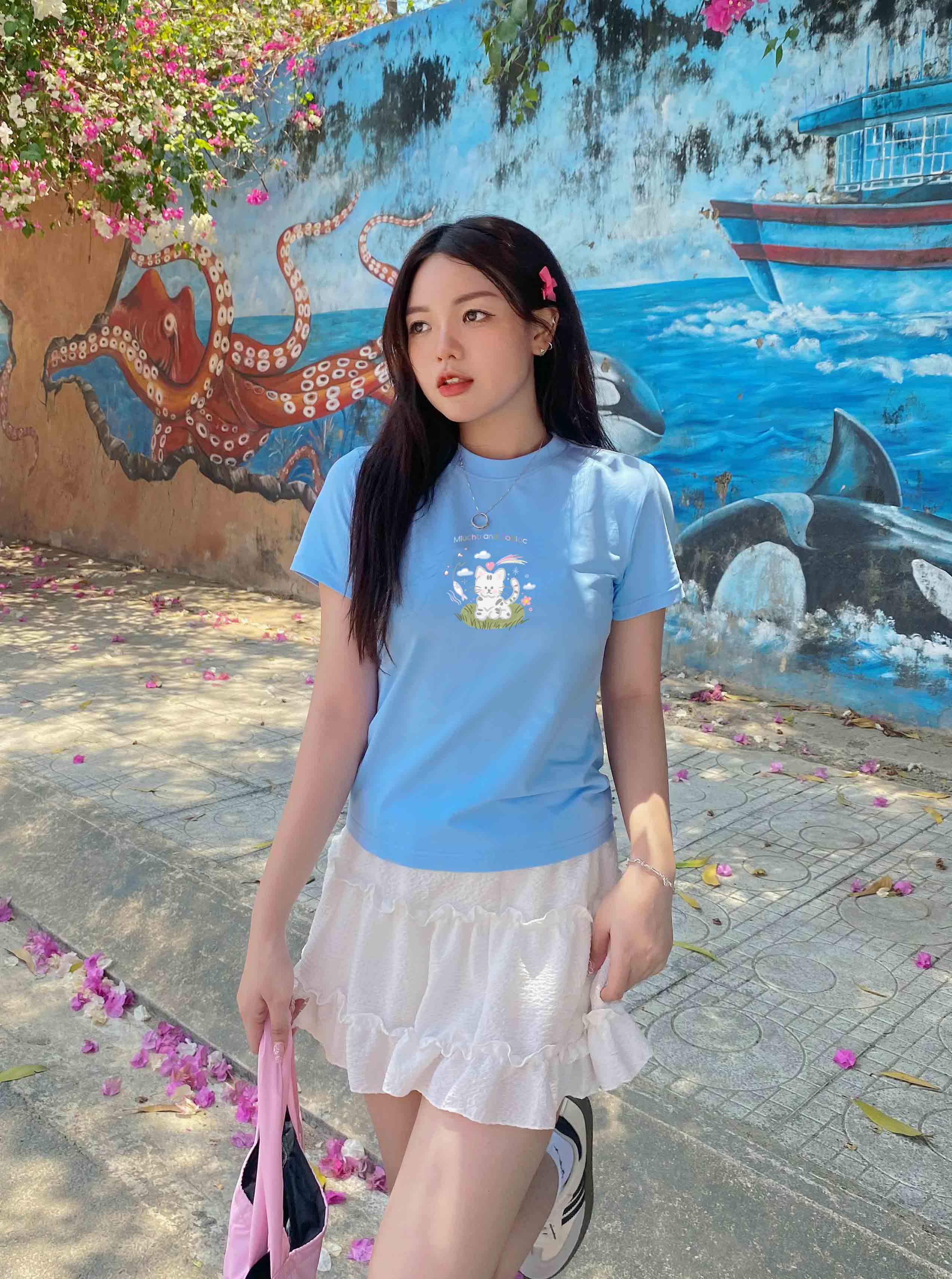 Áo baby tee 12 con giáp tuổi Mão ( tuổi mèo) ABD398 Miucho cotton cổ tròn in graphic_thumbnail_5