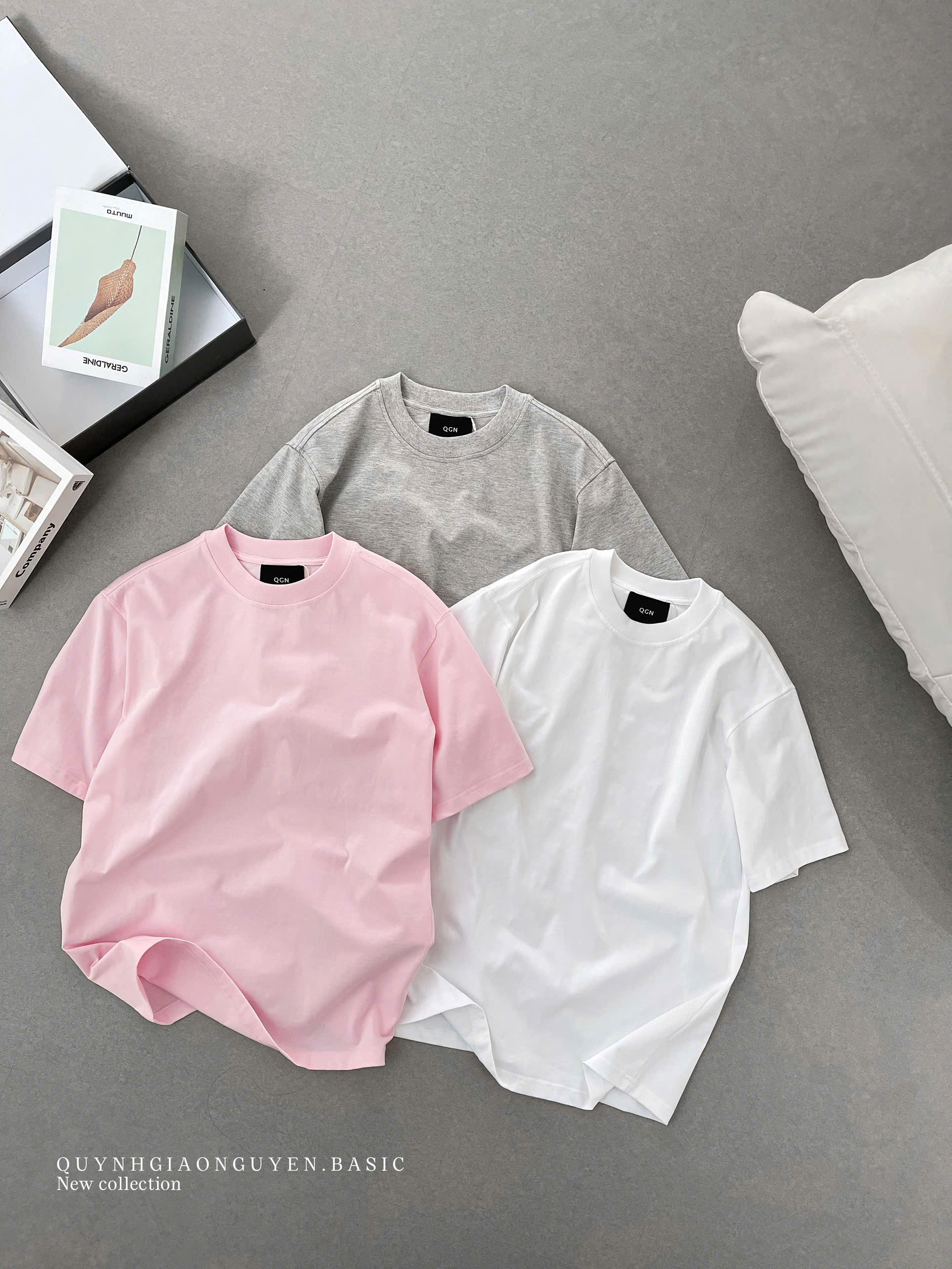 Áo thun trơn rộng ( XÁM )_thumbnail_0