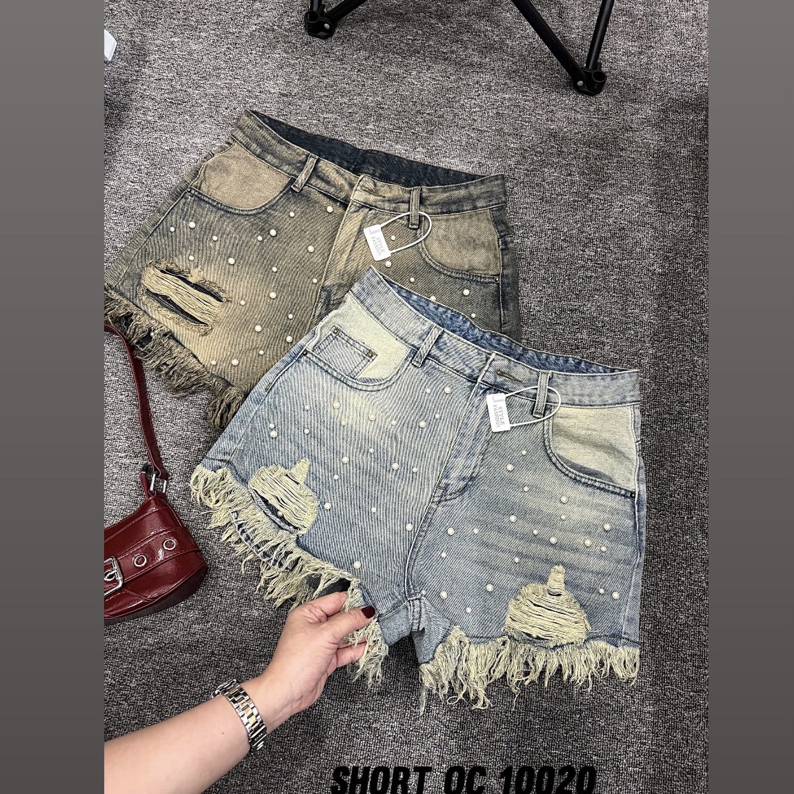 Quần short jean túi lòi đính ngọc bigsize QSJ10020 dành cho nàng béo mập từ 55-90kg_thumbnail_14