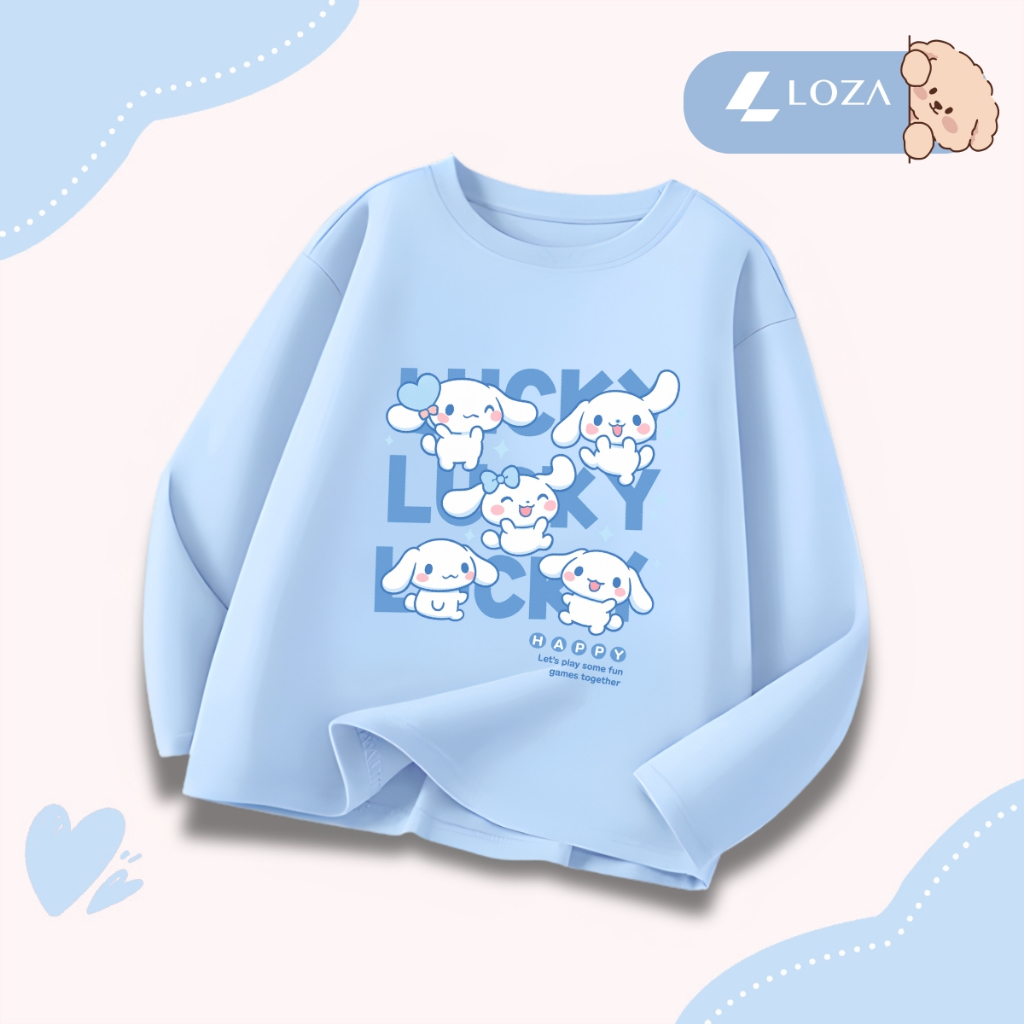 Áo thun dài tay bé gái in hình Melody dễ thương - Loza Kids  KT009_thumbnail_7