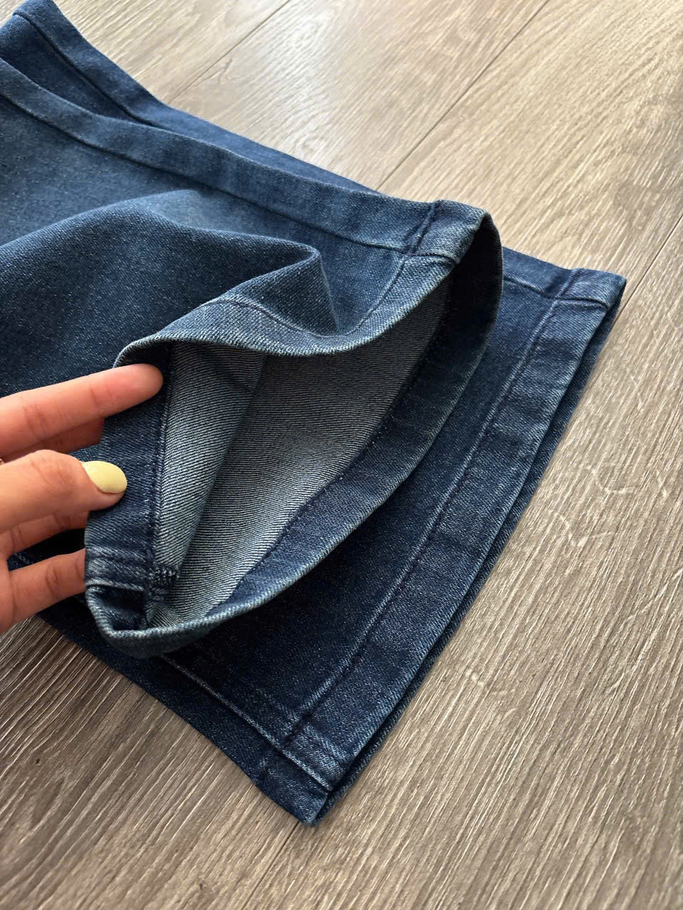 HQ54 Quần jean suông 2M ( ĐẬM )