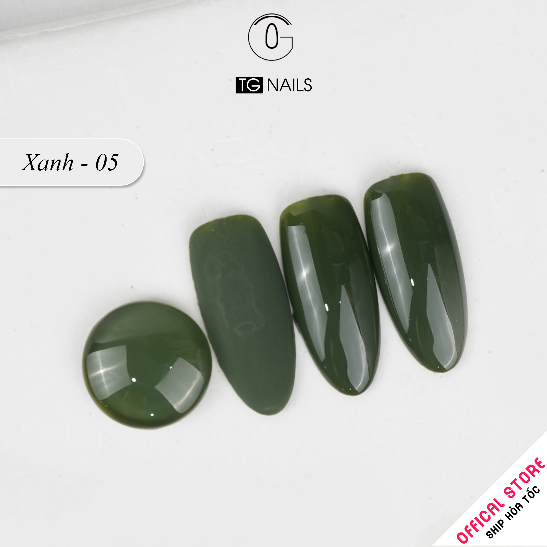 Sơn gel Xanh TG cọ tron chai 15ml_thumbnail_6