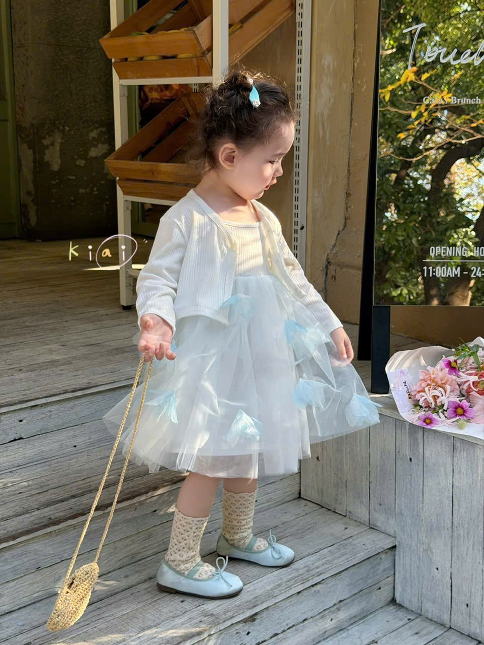 (E51) Váy 2 dây voan trắng Kiai_thumbnail_1