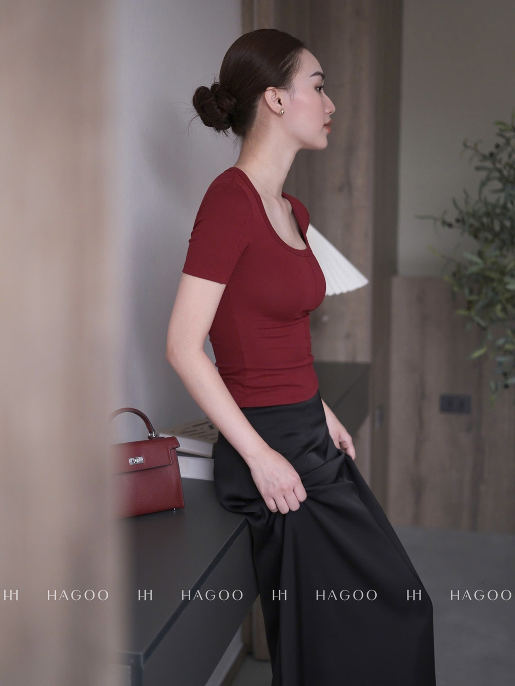 Áo thun cộc tay cổ U_thumbnail_11