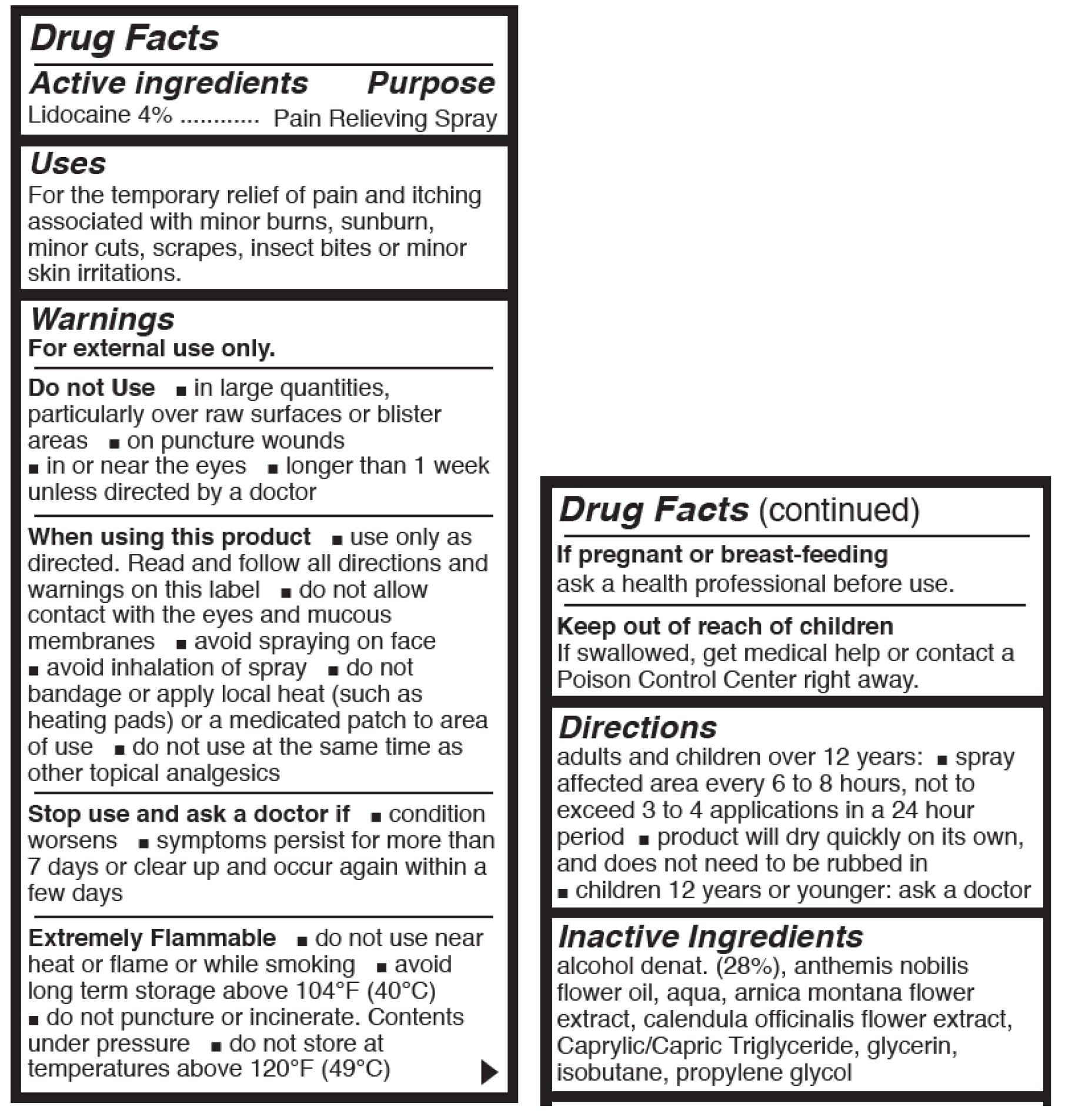 Bactine MAX Pain Relieving Dry Spray - 4oz._thumbnail_2