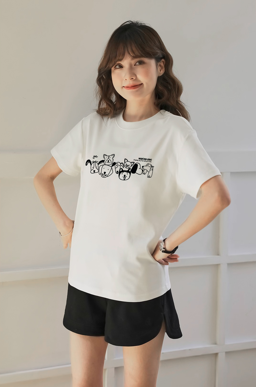 Áo thun nữ form regular ARD2412 Miucho Chic chất vải cotton cao cấp co giãn 4 chiều thoáng mát in artwork_thumbnail_2