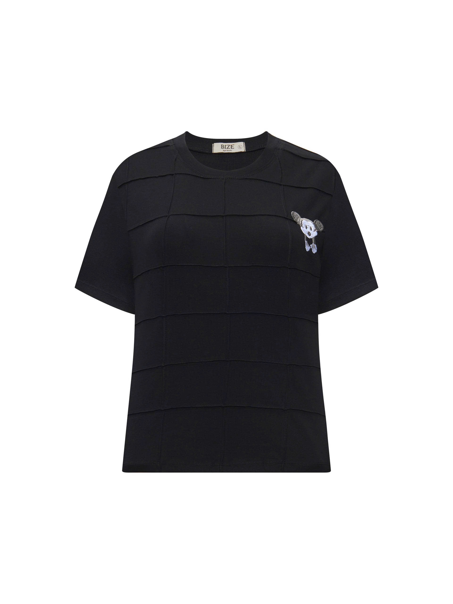 BIGSIZE - Áo thun tay ngắn thêu Mickey T-AT9055_thumbnail_8