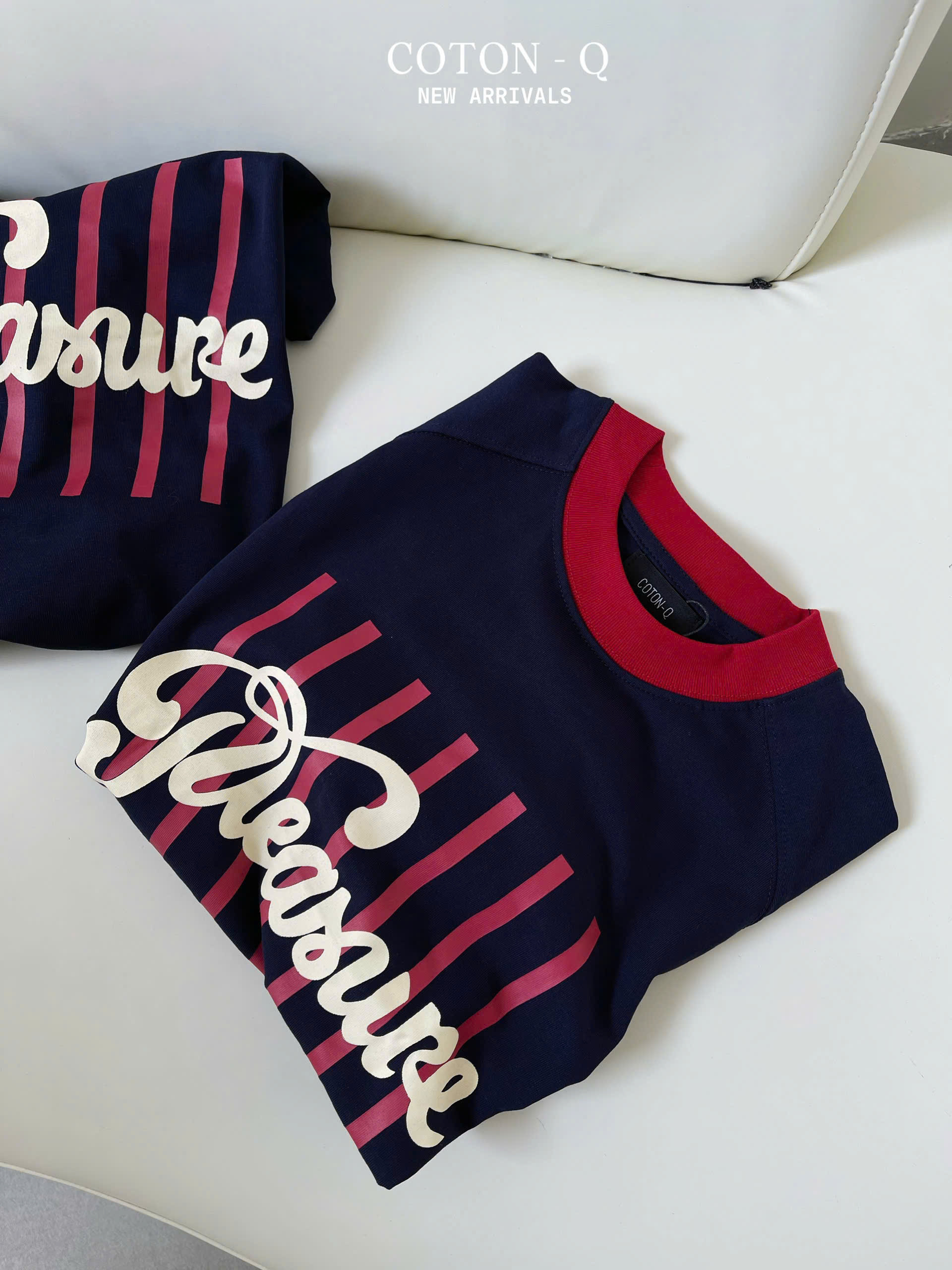 Áo thun xanh đen in chữ_thumbnail_2